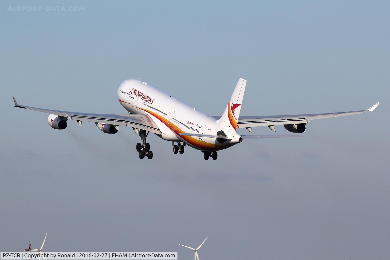 PZ-TCR, 1998 Airbus A340-313 C/N 242, at spl