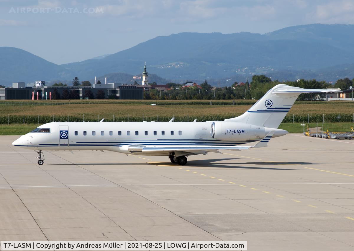 M-EDZE, 2001 Bombardier BD-700-1A10 Global Express C/N 9097, Takeoff to Perm