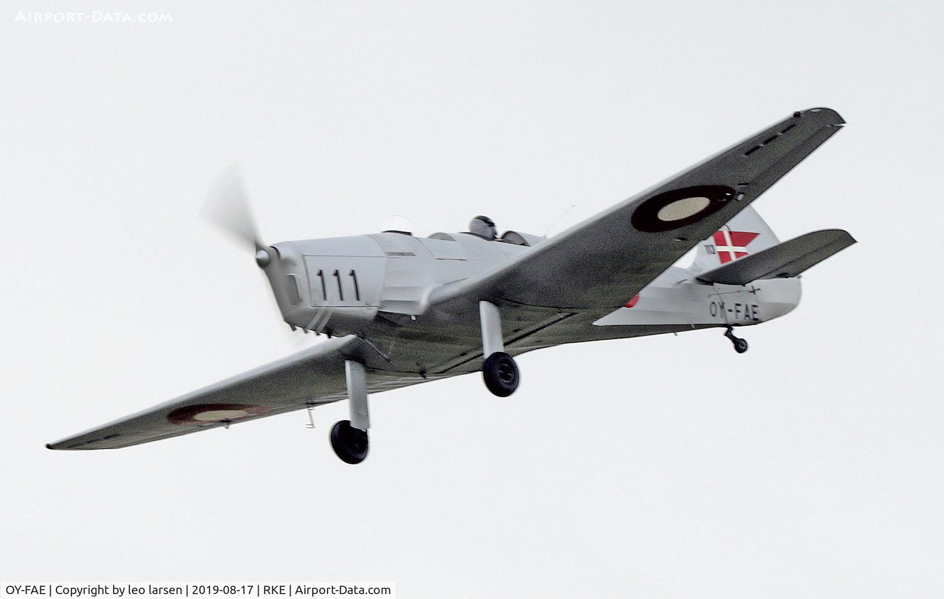 OY-FAE, 1946 SAI KZ IIT Traener C/N 119, Roskilde Air Show 17.8.2019