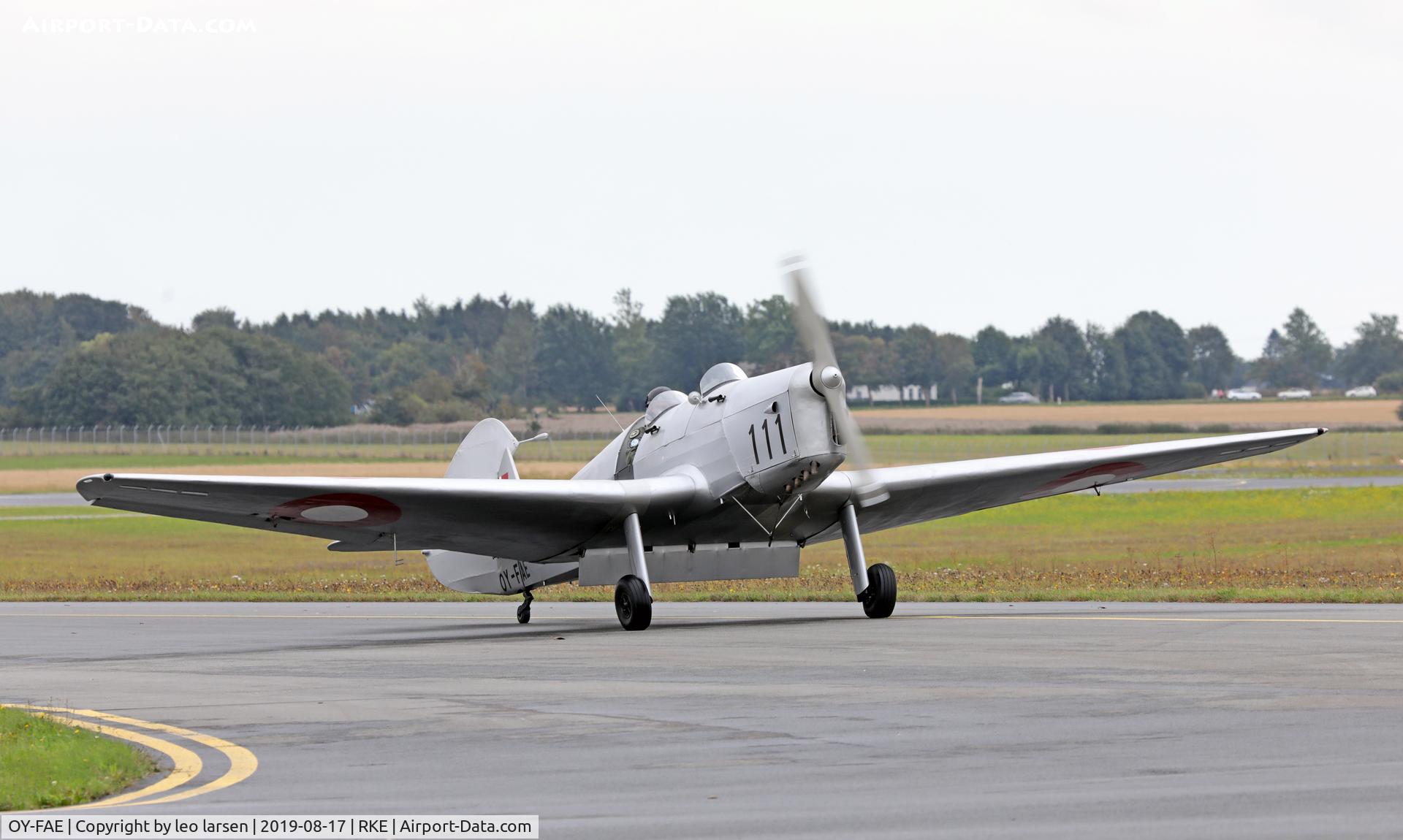 OY-FAE, 1946 SAI KZ IIT Traener C/N 119, Roskilde Air Show 17.8.2019