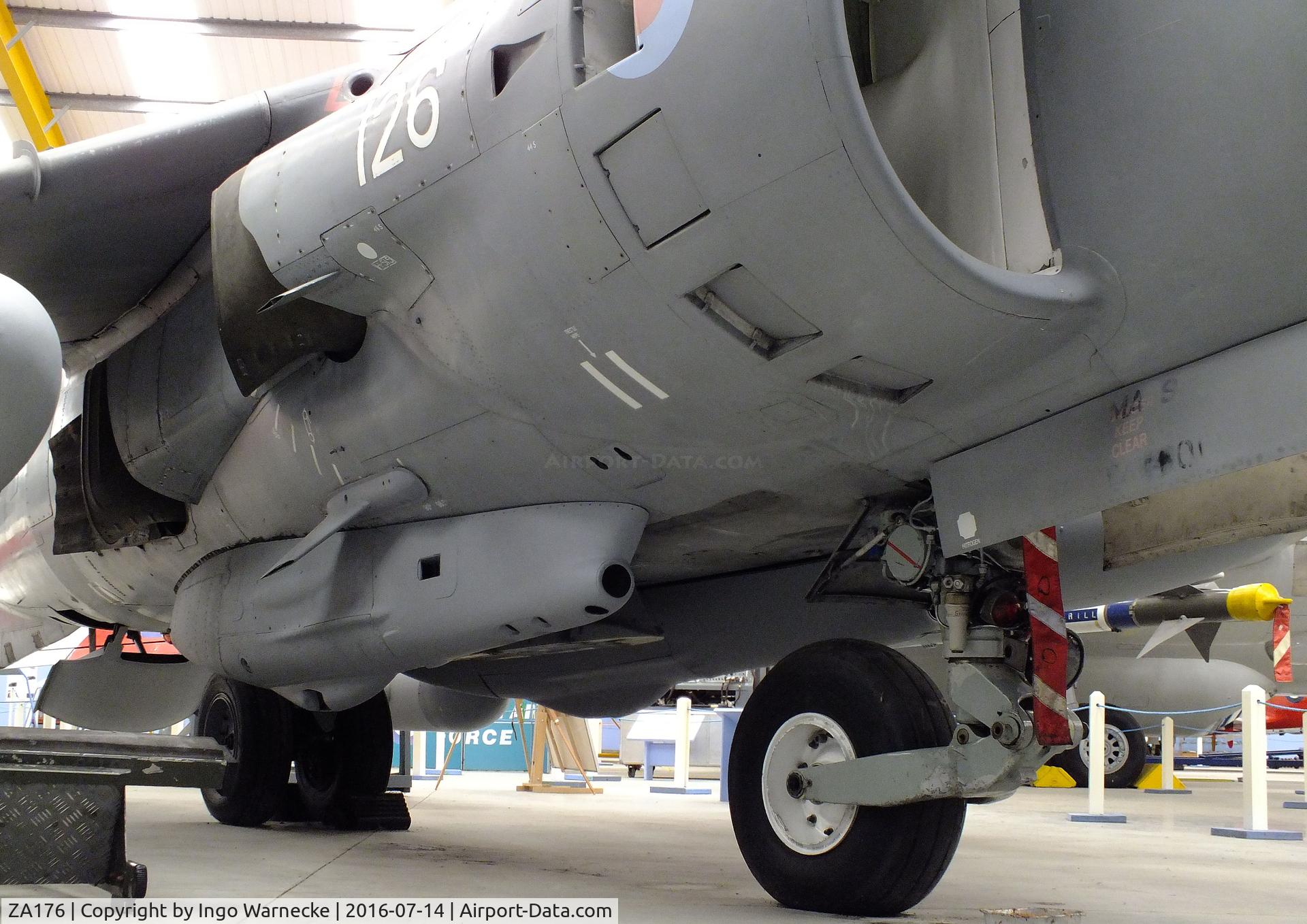 ZA176, 1981 British Aerospace Sea Harrier F/A.2 C/N 41H-912027/P6, BAe Sea Harrier F/A2 at the Newark Air Museum