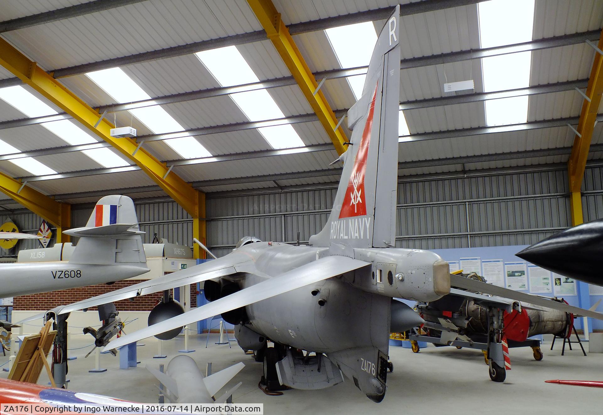 ZA176, 1981 British Aerospace Sea Harrier F/A.2 C/N 41H-912027/P6, BAe Sea Harrier F/A2 at the Newark Air Museum