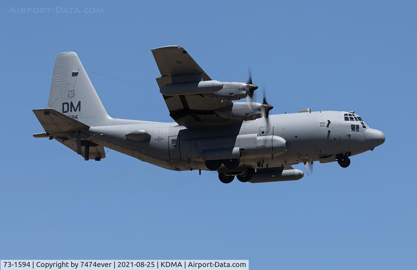 73-1594, 1973 Lockheed EC-130H Compass Call C/N 382-4563, TRON39
