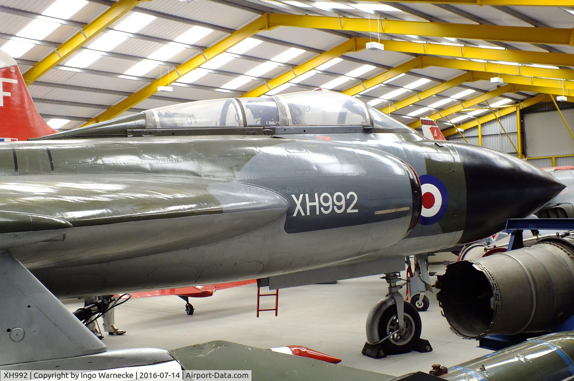 XH992, 1959 Gloster Javelin FAW.8 C/N Not found XH992, Gloster Javelin FAW8 at the Newark Air Museum