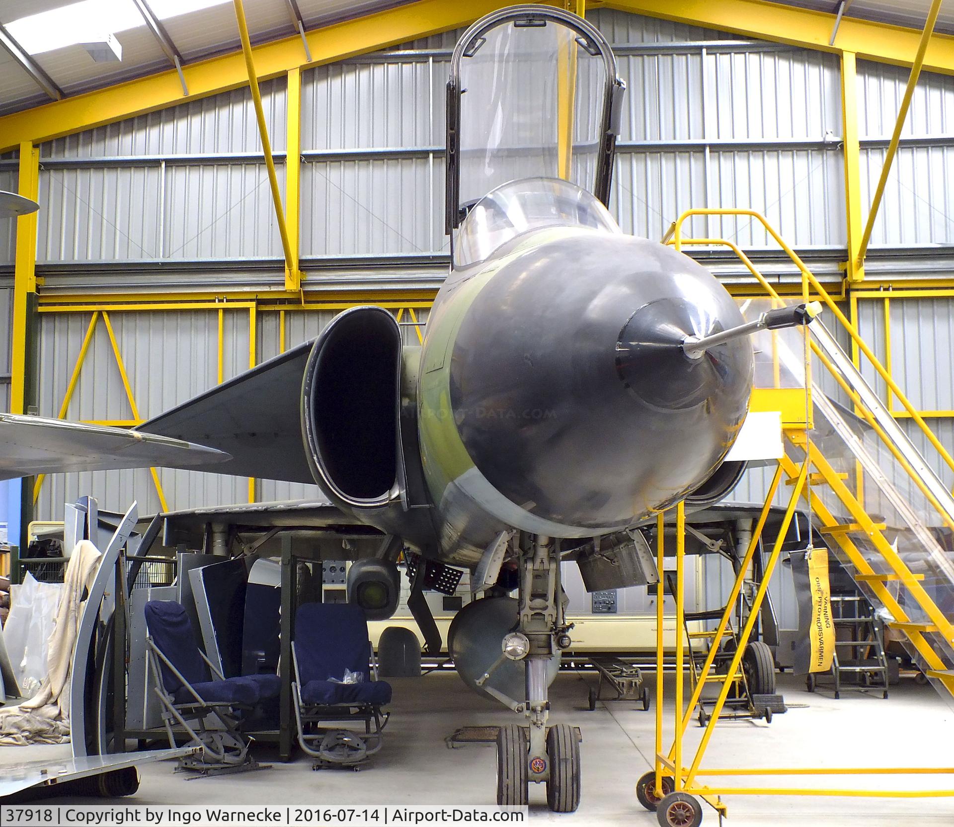 37918, Saab AJSH 37 Viggen C/N 37918, SAAB AJSH37 Viggen at the Newark Air Museum