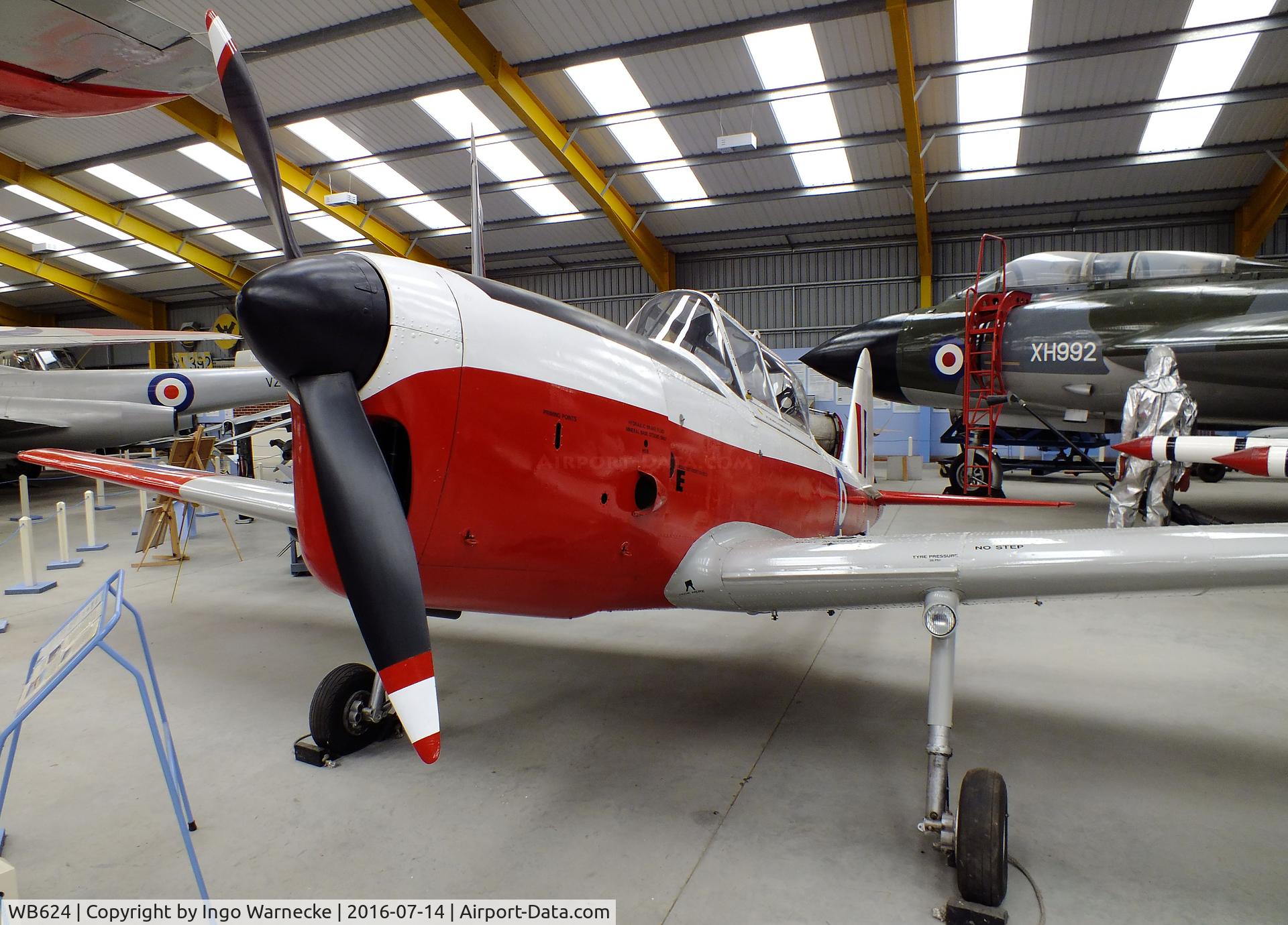 WB624, 1950 De Havilland DHC-1 Chipmunk T.10 C/N C1/0065, De Havilland Canada DHC-1 Chipmunk T10 at the Newark Air Museum