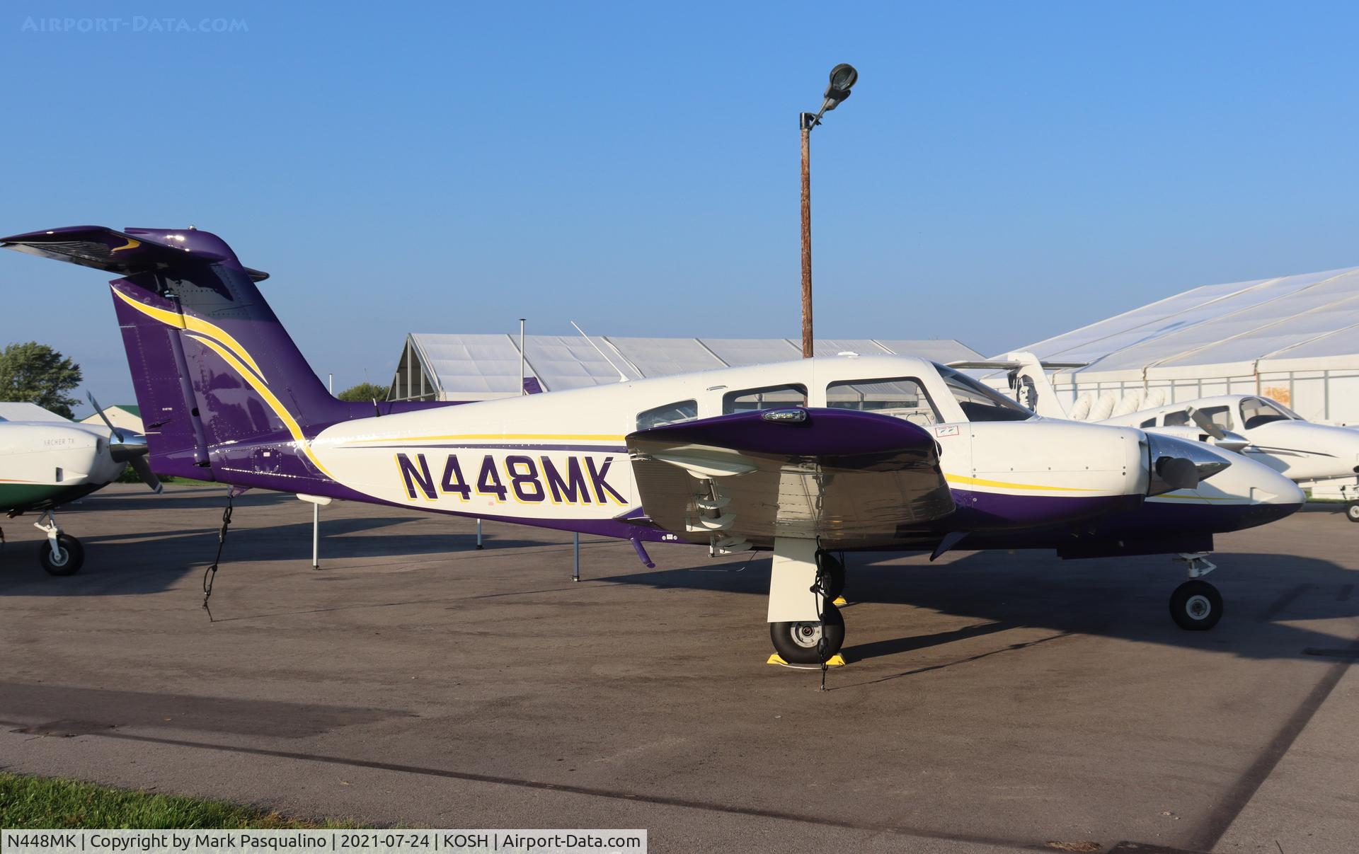 N448MK, 2021 Piper PA-44-180 Seminole C/N 4496518, Piper PA-44-180