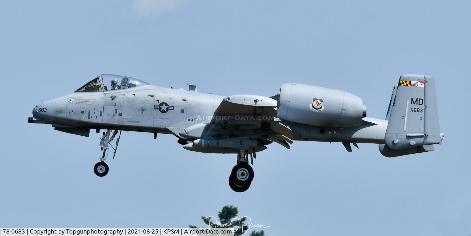 78-0683, 1978 Fairchild Republic A-10C Thunderbolt II C/N A10-0303, WARDOG1 returns from Yankee MOA