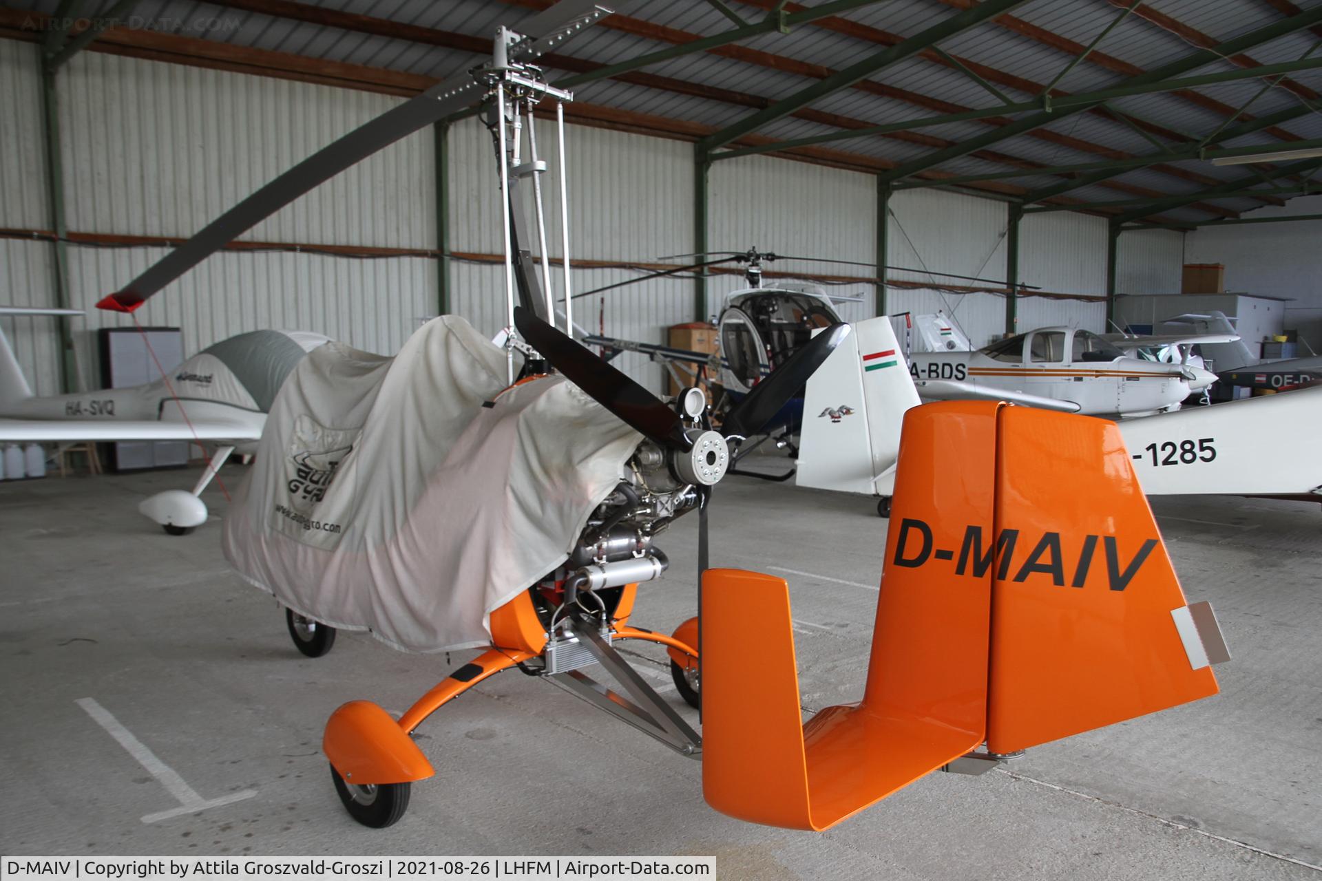 D-MAIV, 2018 AutoGyro Europe MTOsport C/N M01155, LHFM - Meidl Airport Fertöszentmiklós, Hungary