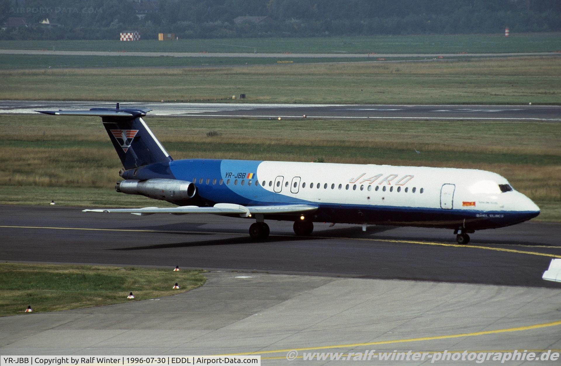 YR-JBB, 1971 BAC 111-528FL One-Eleven C/N BAC.238, British Aircraft Corporation BAC 1-11 Series 528FL - Jaro International - 238 - YR-JBB - 30.07.1996 - DUS