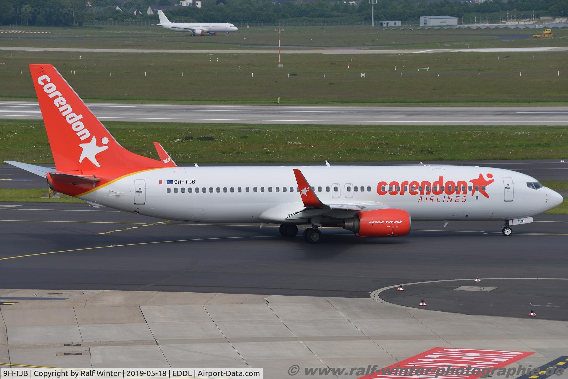 9H-TJB, 2007 Boeing 737-8FH C/N 35093, Boeing 737-8FH(W) - CXI Corendon Airlines Europe - 35093 - 9H-TJB - 18.05.2019 - DUS
