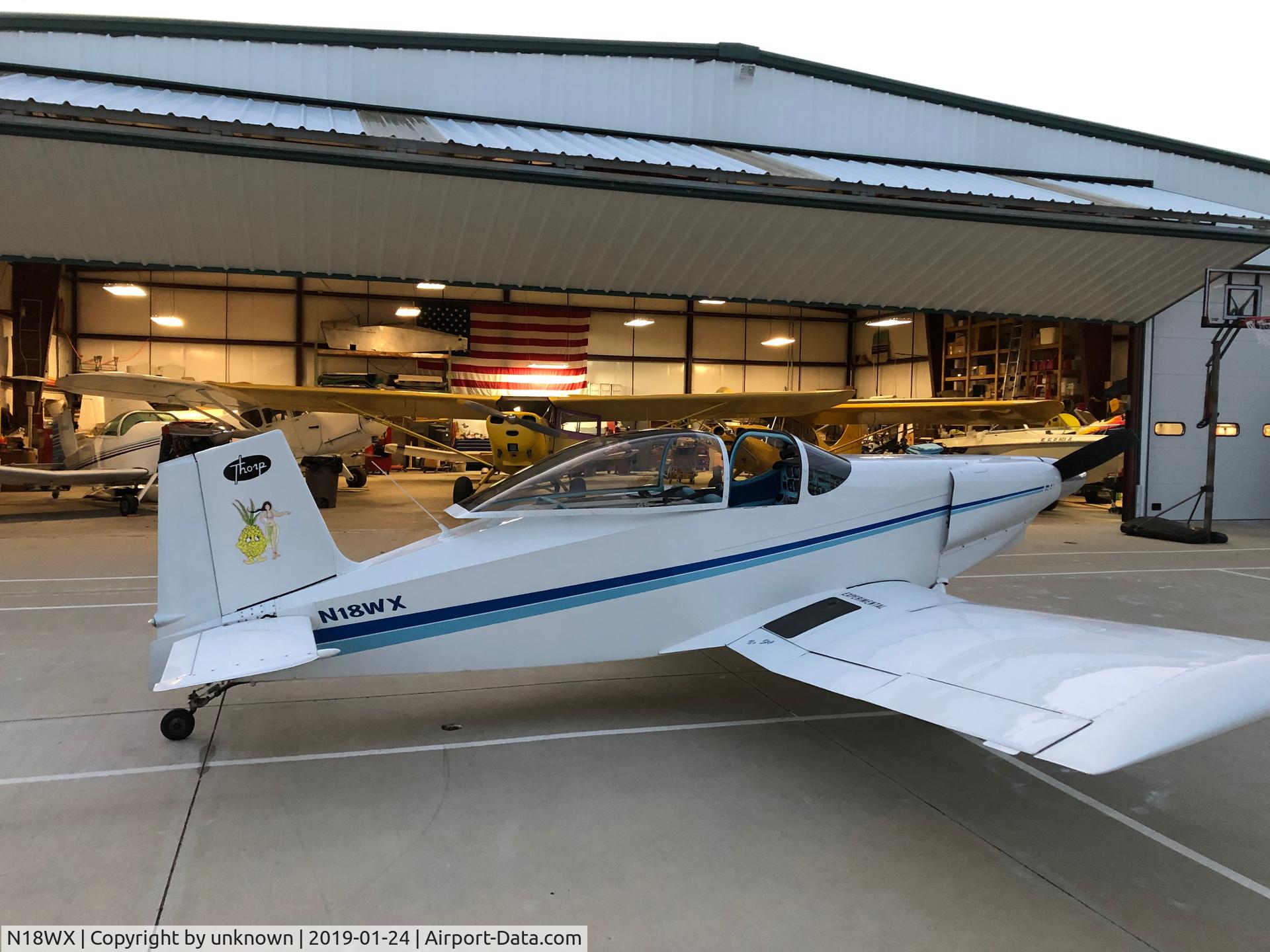 N18WX, 1996 Thorp T-18 Tiger C/N 1180, nice picture