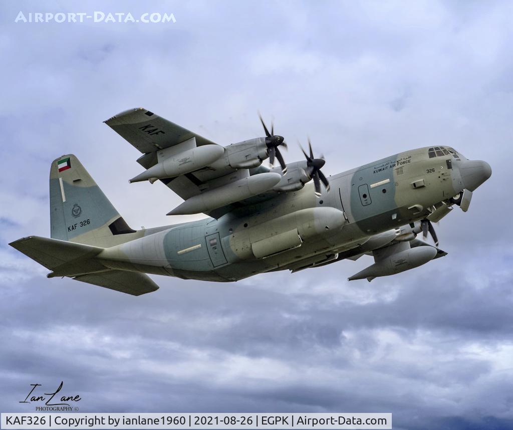 KAF326, Lockheed Martin KC-130J Hercules Hercules C/N 382-5746, at Prestwick