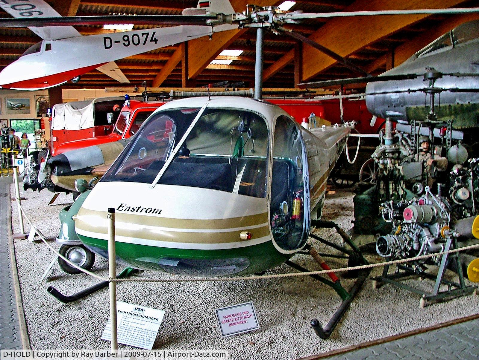 D-HOLD, Enstrom F-28A-D C/N 185, D-HOLD   Enstrom F-28A-D [185] (Museum Fahrzeug-Technik-Luftfahrt) Bad Ischl Museum~OE 15/07/2009
