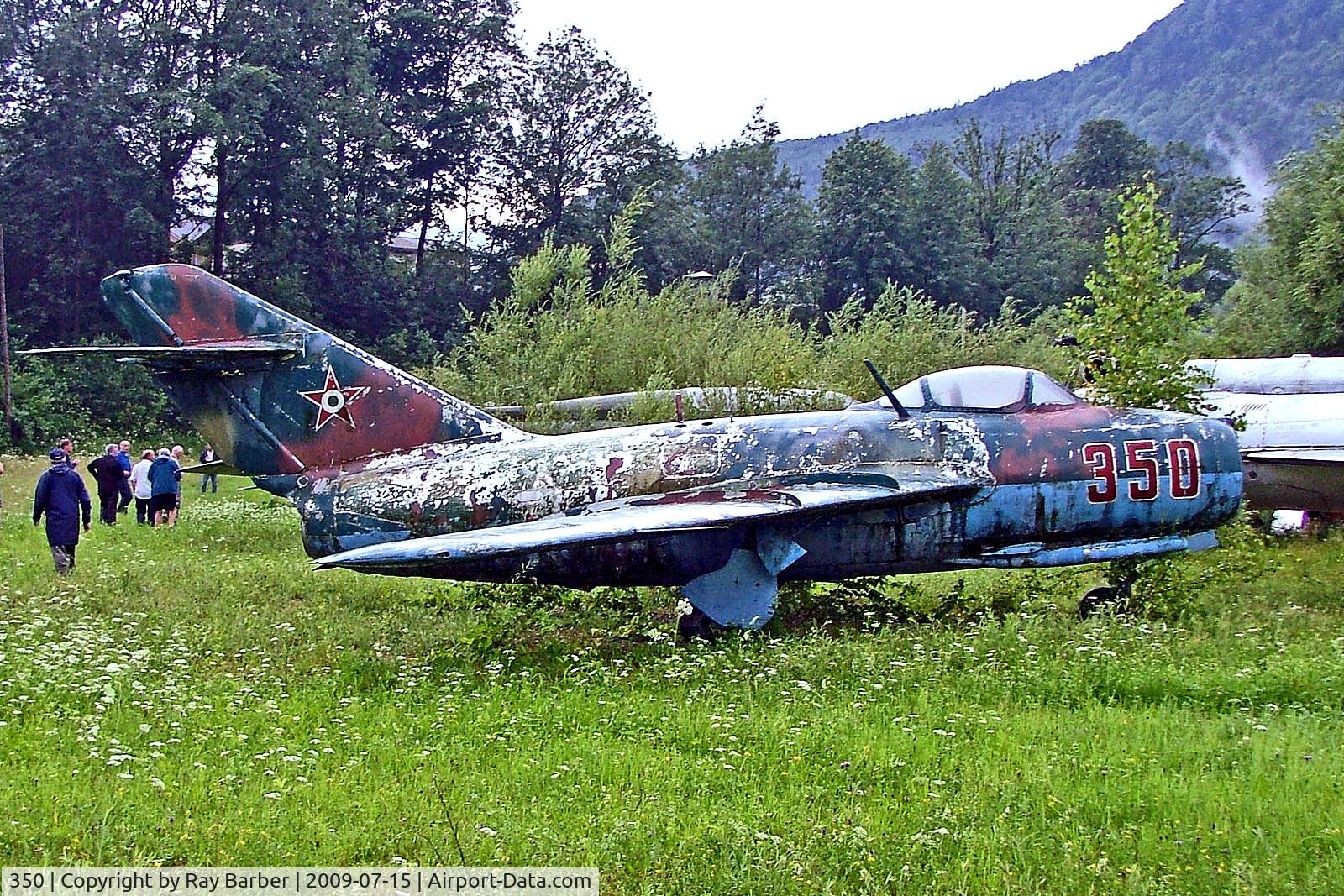 350, Mikoyan-Gurevich MiG-15bis C/N Not found 350, 350   Mikoyan-Gurevich MiG-15bis [2350] (Ex Hungarian Air Force / Museum Fahrzeug-Technik-Luftfahrt) Bad Ischl Museum~OE 15/07/2009
