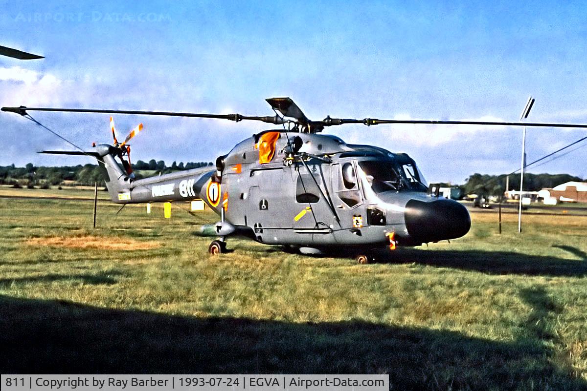 811, Westland Lynx HAS.4(FN) C/N 288, 811   Westland Lynx HAS.4 [288] (French Navy) RAF Fairford~G 24/07/1993