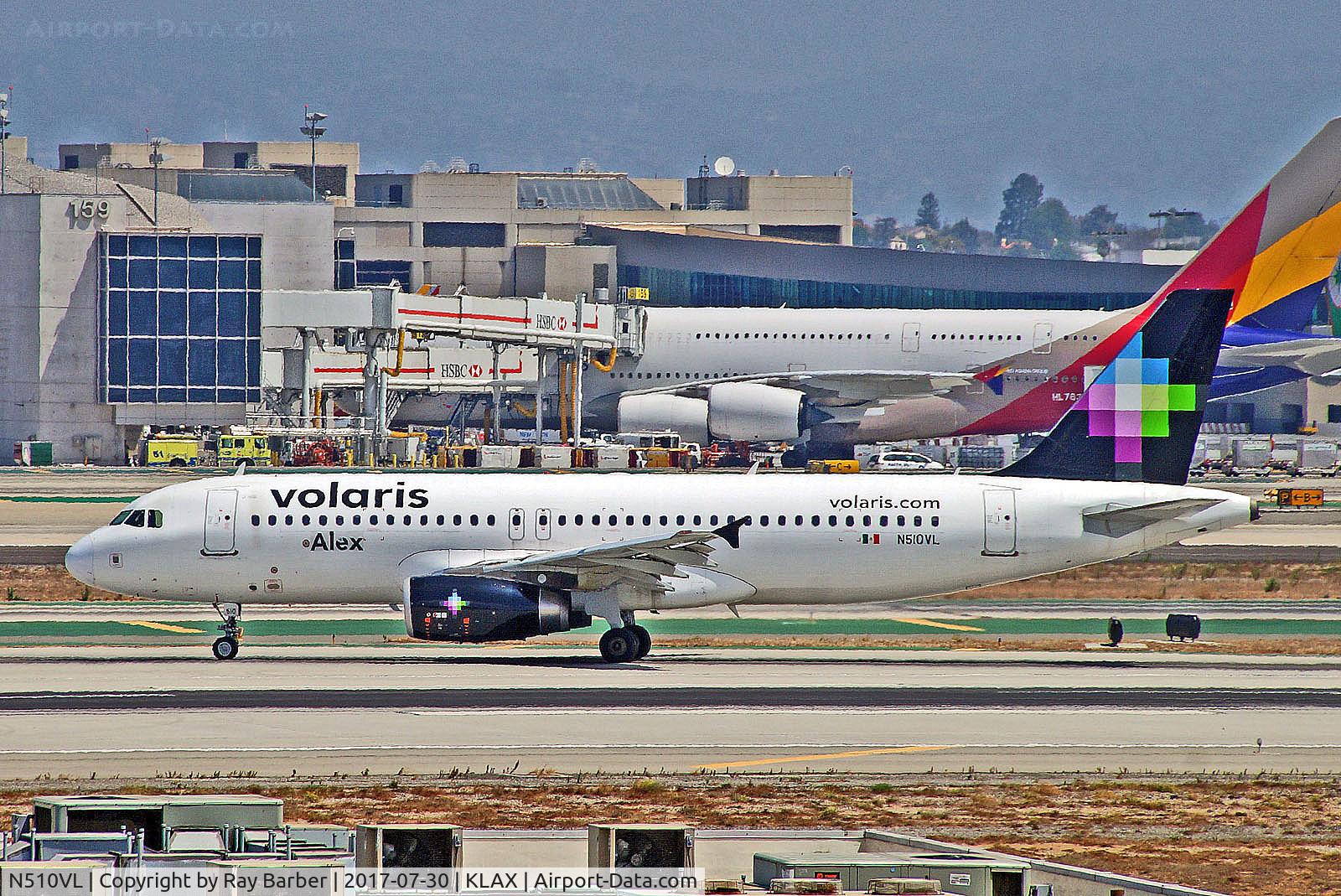 N510VL, 2012 Airbus A320-233 C/N 5207, N510VL   Airbus A320-233 [5207] (Volaris) Los Angeles-Int'l~N 30/07/2017