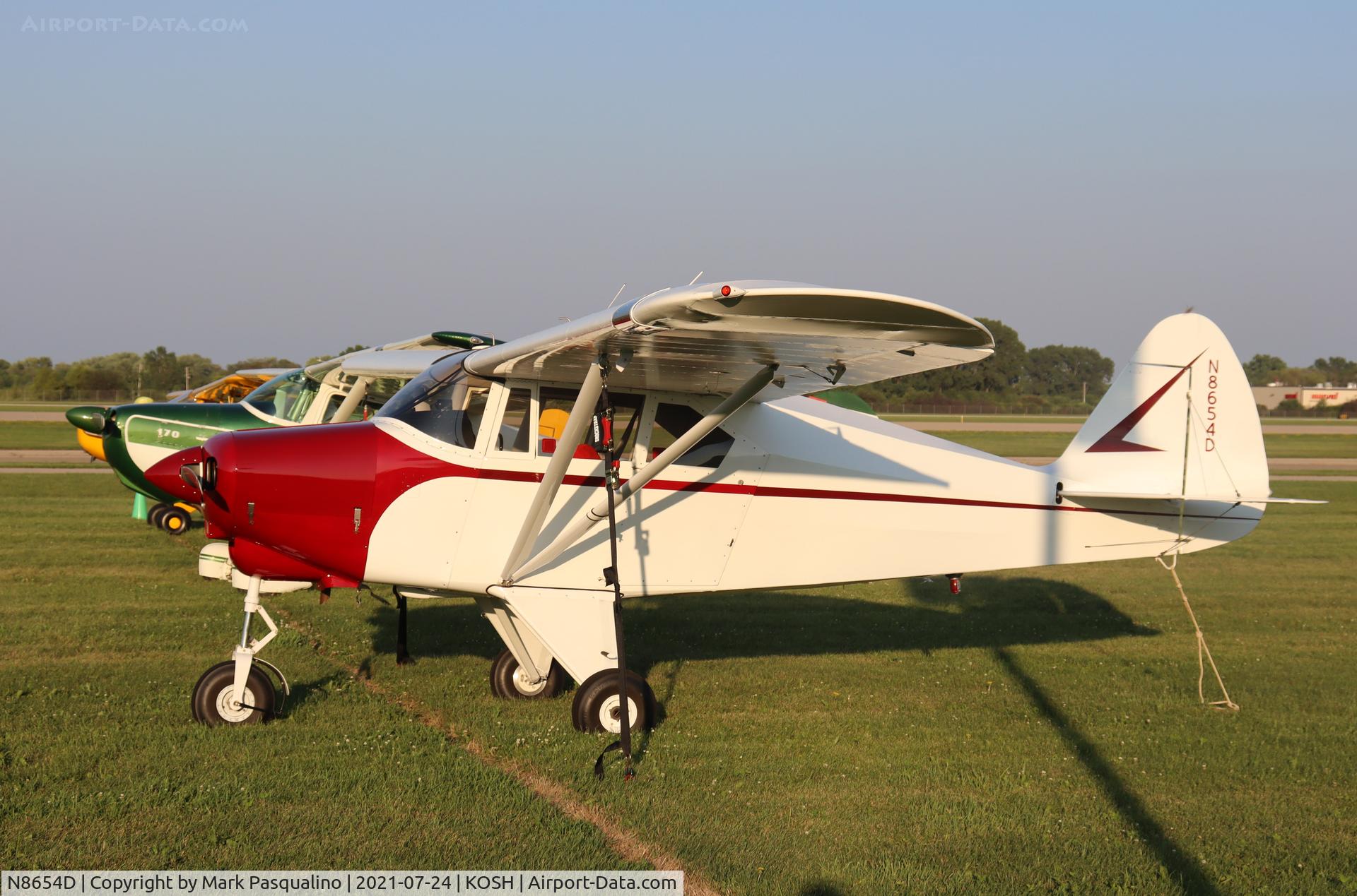 N8654D, Piper PA-22-150 C/N 22-5861, Piper PA-22-150