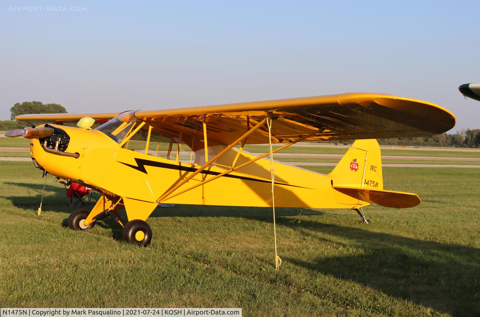 N1475N, Piper J3C-65 Cub C/N 23004, Piper J3C-65