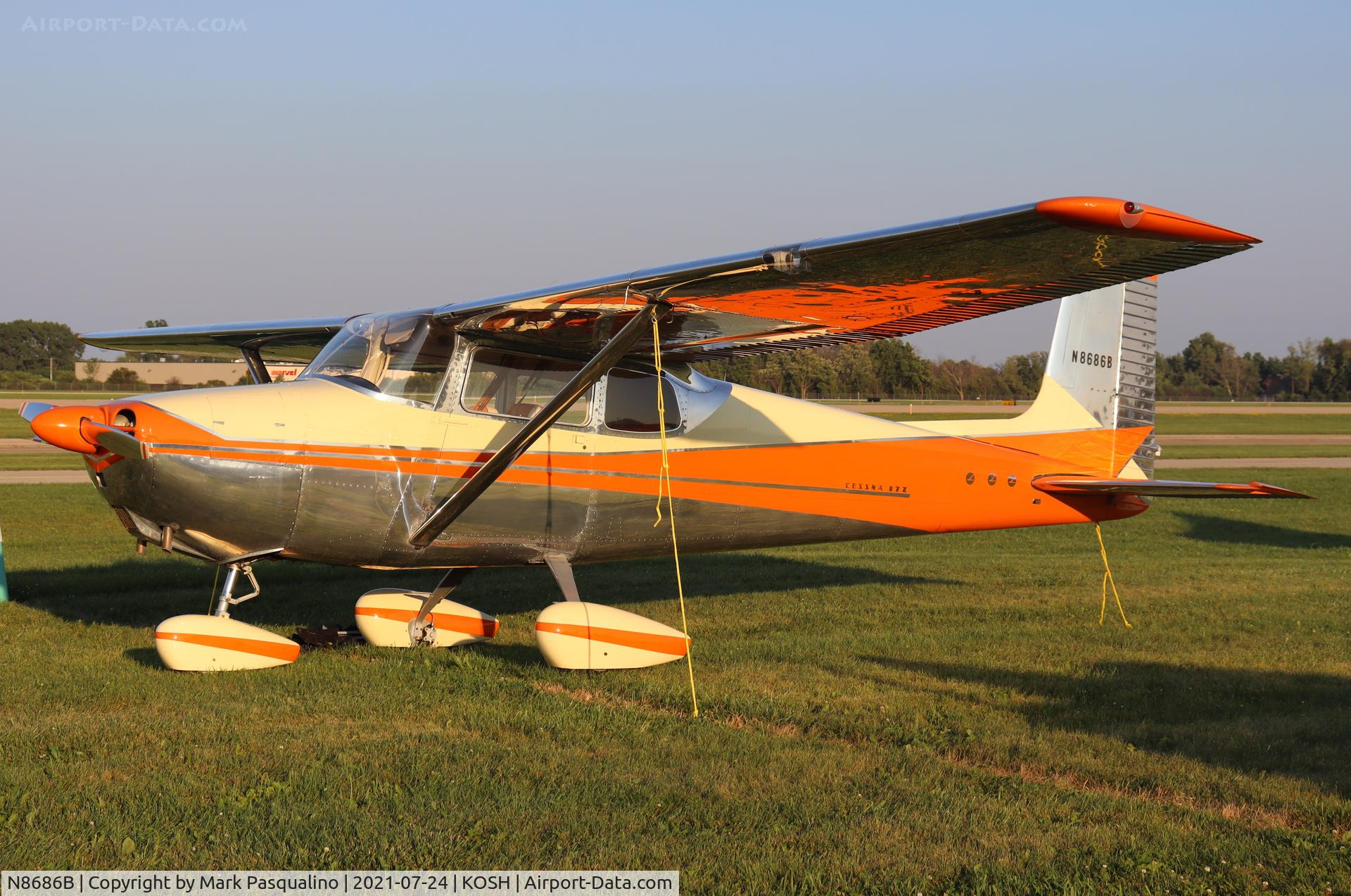 N8686B, 1957 Cessna 172 C/N 36386, Cessna 172