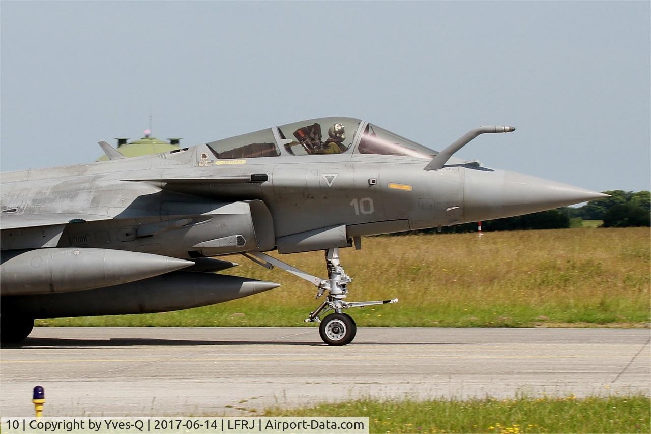 10, 2002 Dassault Rafale M C/N 10, Dassault Rafale M, Taxiing to flight line, Landivisiau Naval Air Base (LFRJ) Tiger Meet 2017