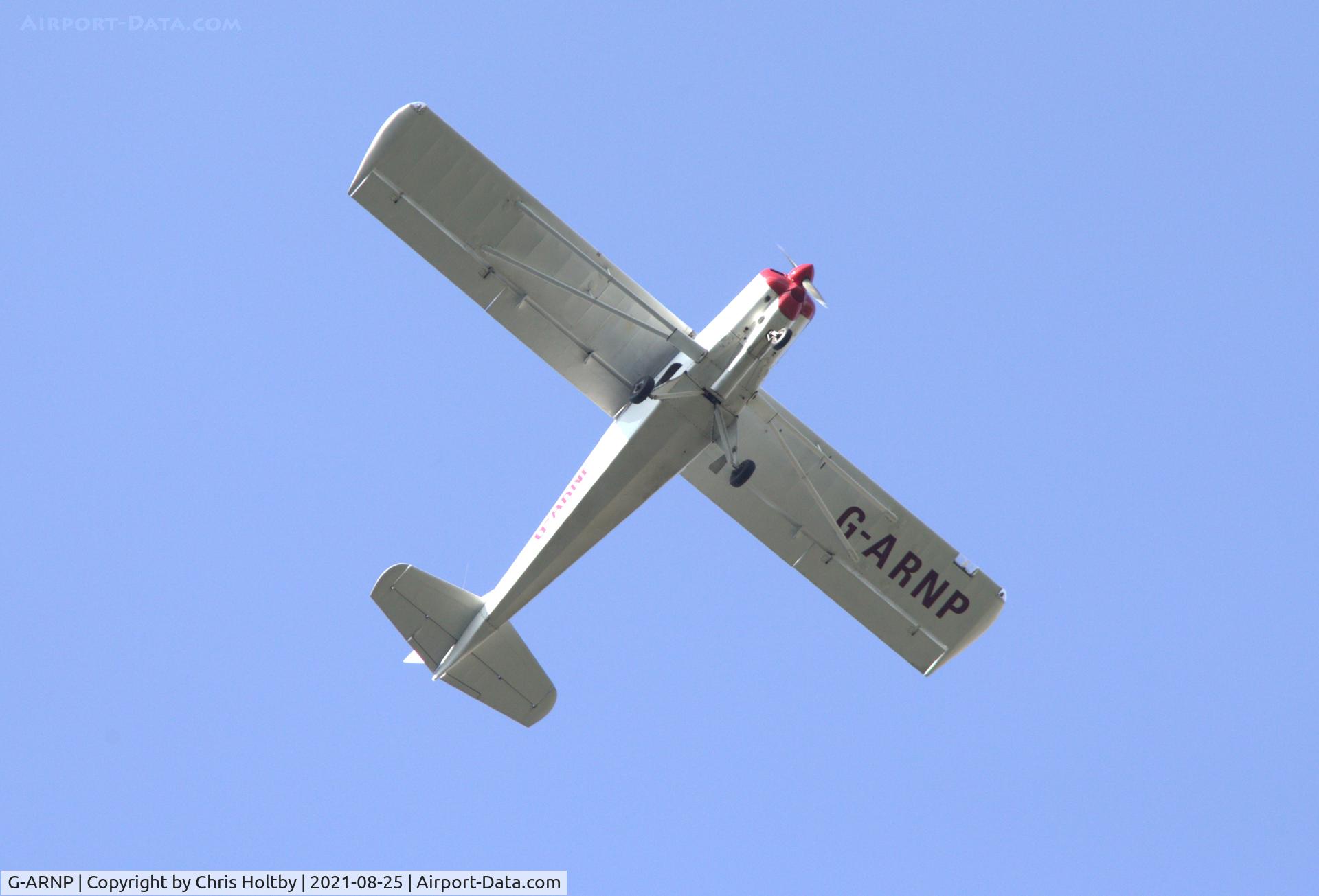 G-ARNP, 1961 Beagle A-109 Airdale C/N B.503, Over Amwell, Herts (new red nose cowling)