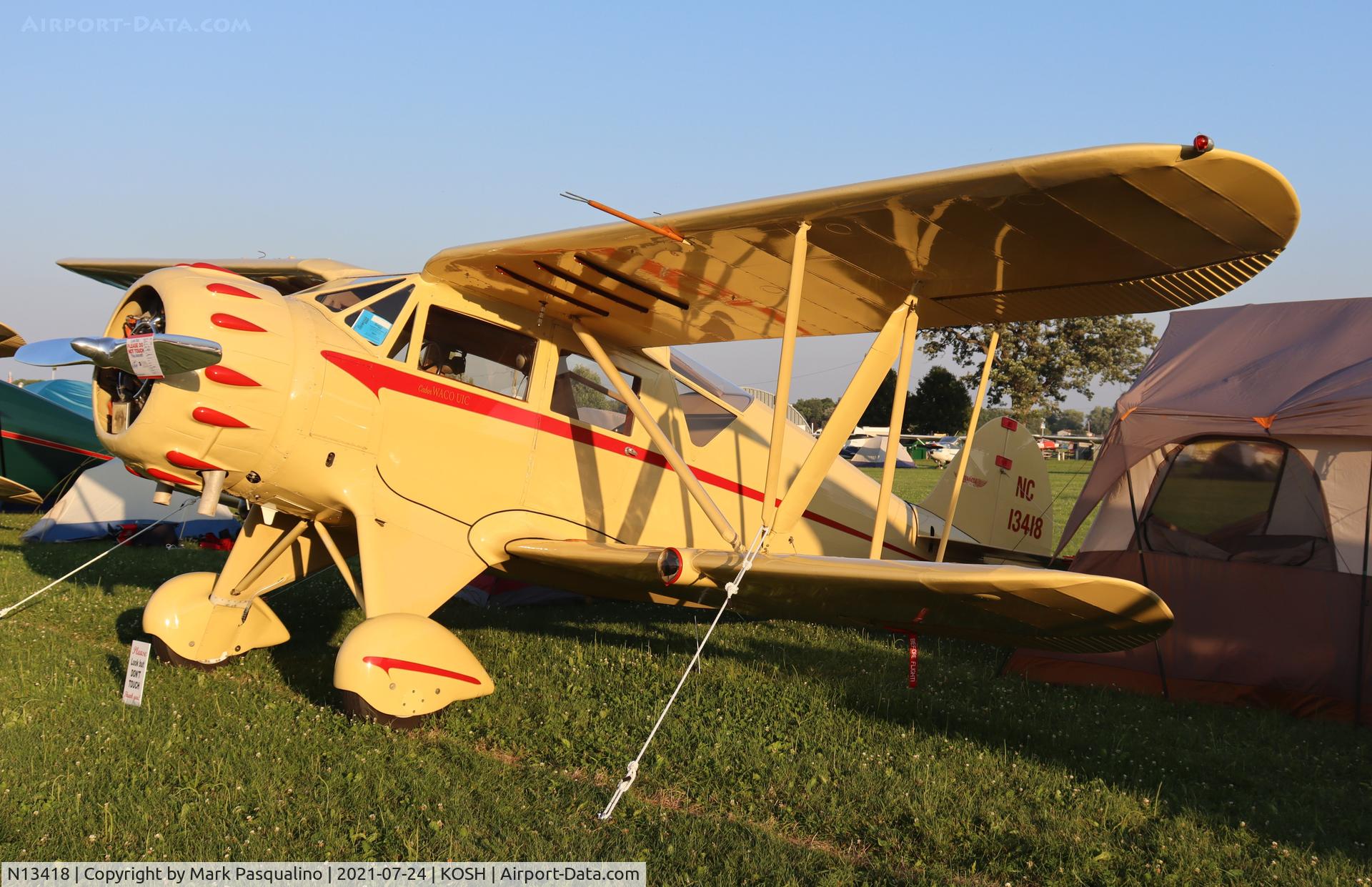 N13418, 1933 Waco UIC C/N 3776, Waco UIC
