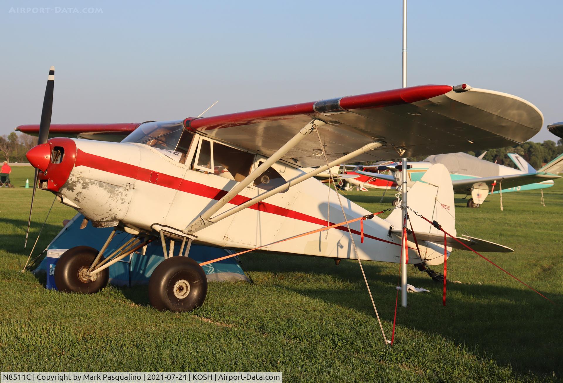 N8511C, 1953 Piper PA-22-135 Tri-Pacer C/N 22-1219, Piper PA-22-135