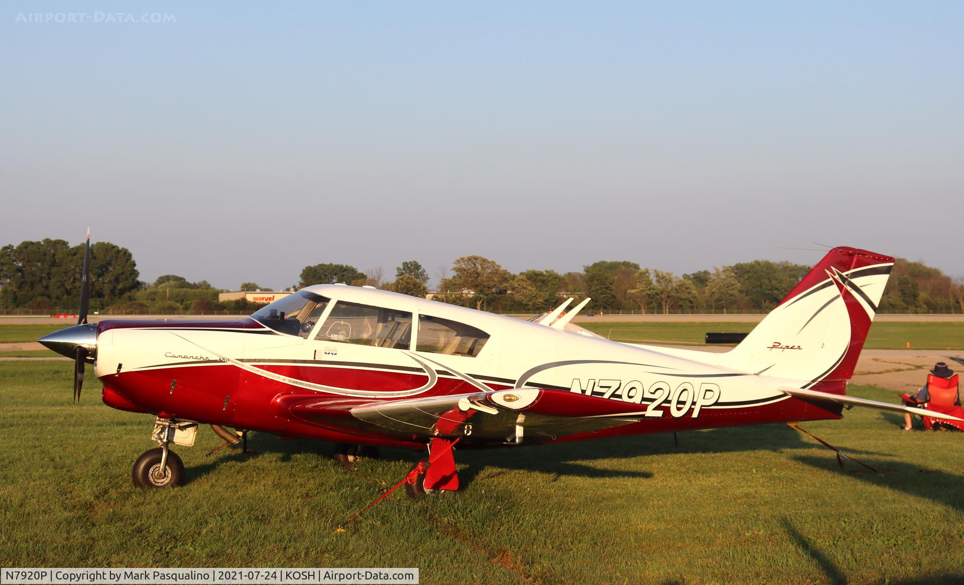 N7920P, 1962 Piper PA-24-250 Comanche C/N 24-3152, Piper PA-24-250