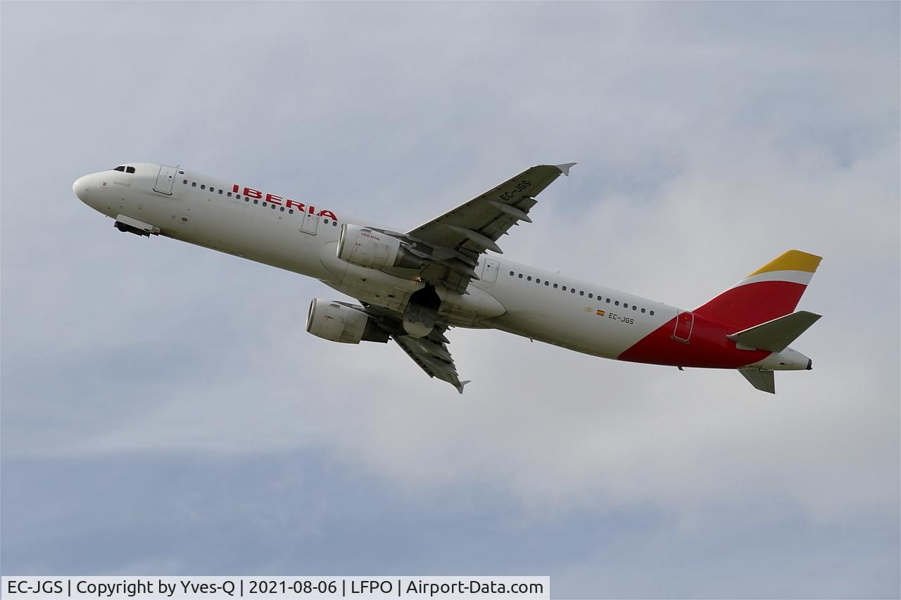 EC-JGS, 2005 Airbus A321-211 C/N 2472, Airbus A321-211, Take off rwy 24,Paris Orly airport (LFPO-ORY)