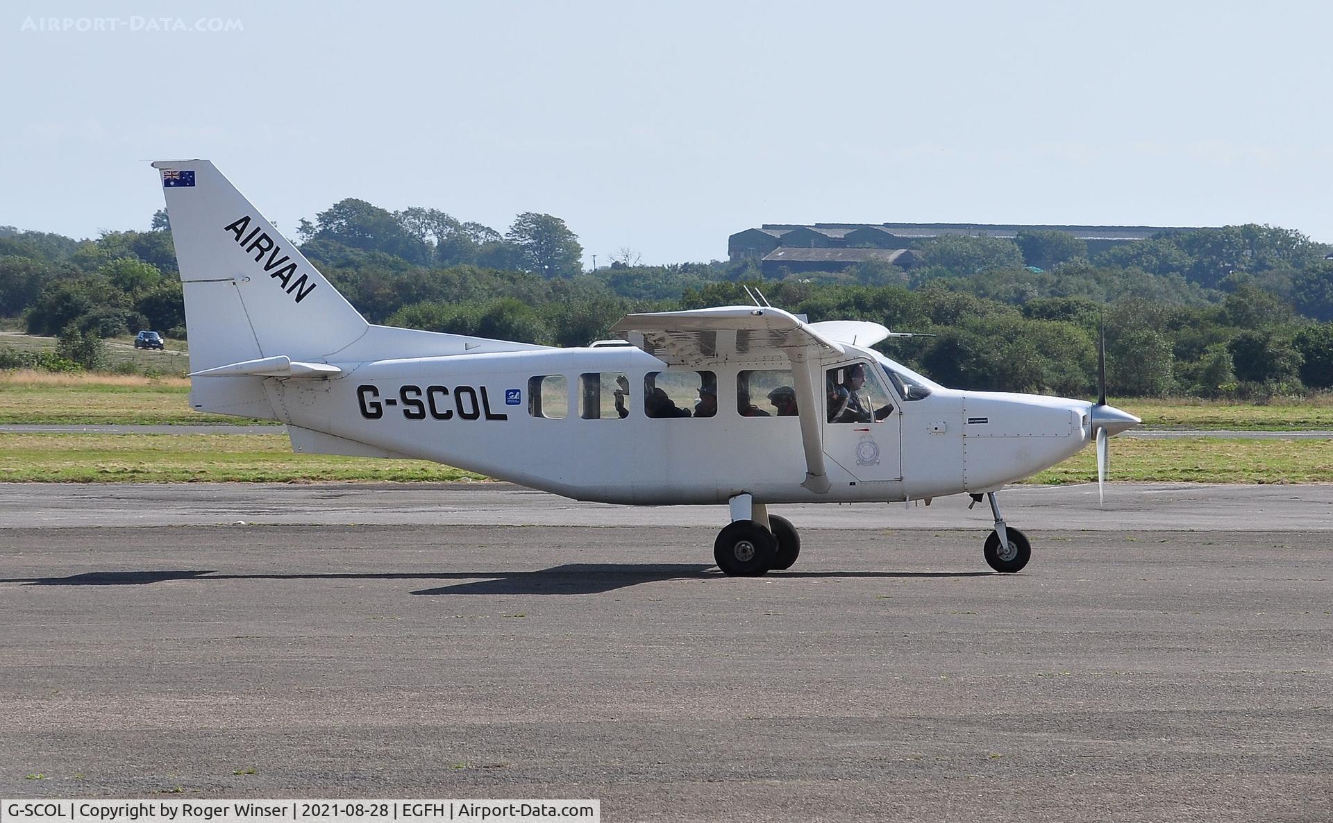 G-SCOL, 2006 Gippsland GA-8 Airvan C/N GA8-05-088, Temporary resident Airvan jump ship.