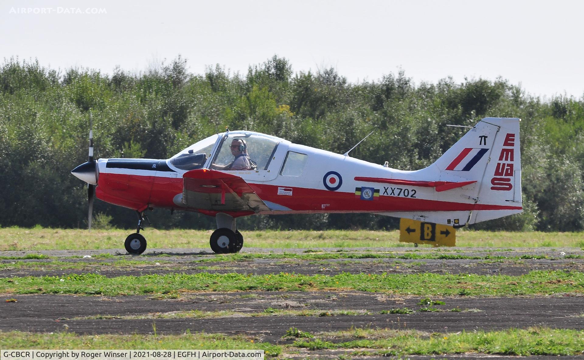 G-CBCR, 1975 Scottish Aviation Bulldog T.1 C/N BH120/351, Visiting Bulldog.