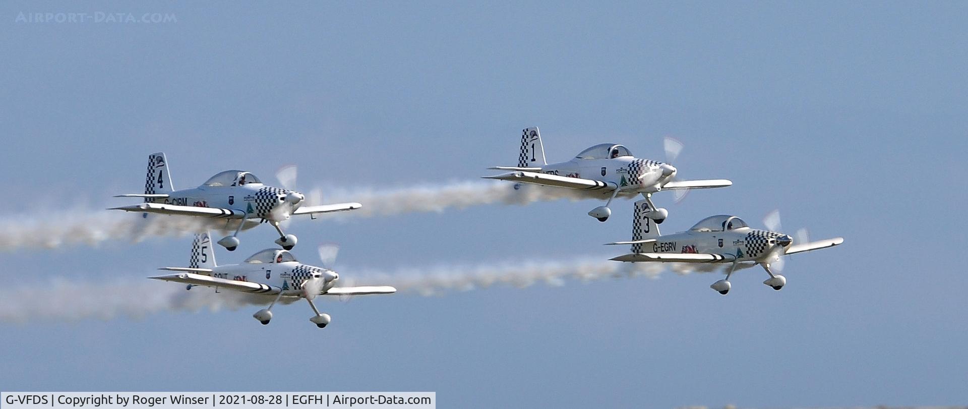 G-VFDS, 2012 Vans RV-8 C/N PFA 303-14637, 4-ship Team Raven led by G-VFDS.