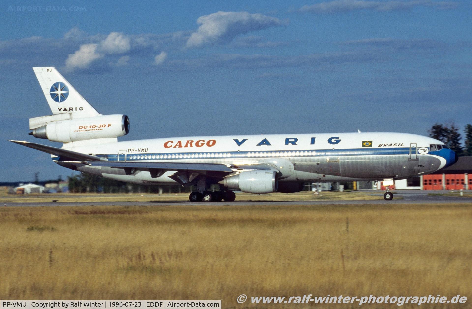 PP-VMU, 1980 McDonnell Douglas DC-10-30F C/N 47842, McDonnell Douglas DC-10-30 - Varig - 47842 - PP-VMU - 23-07.1996 - FRA