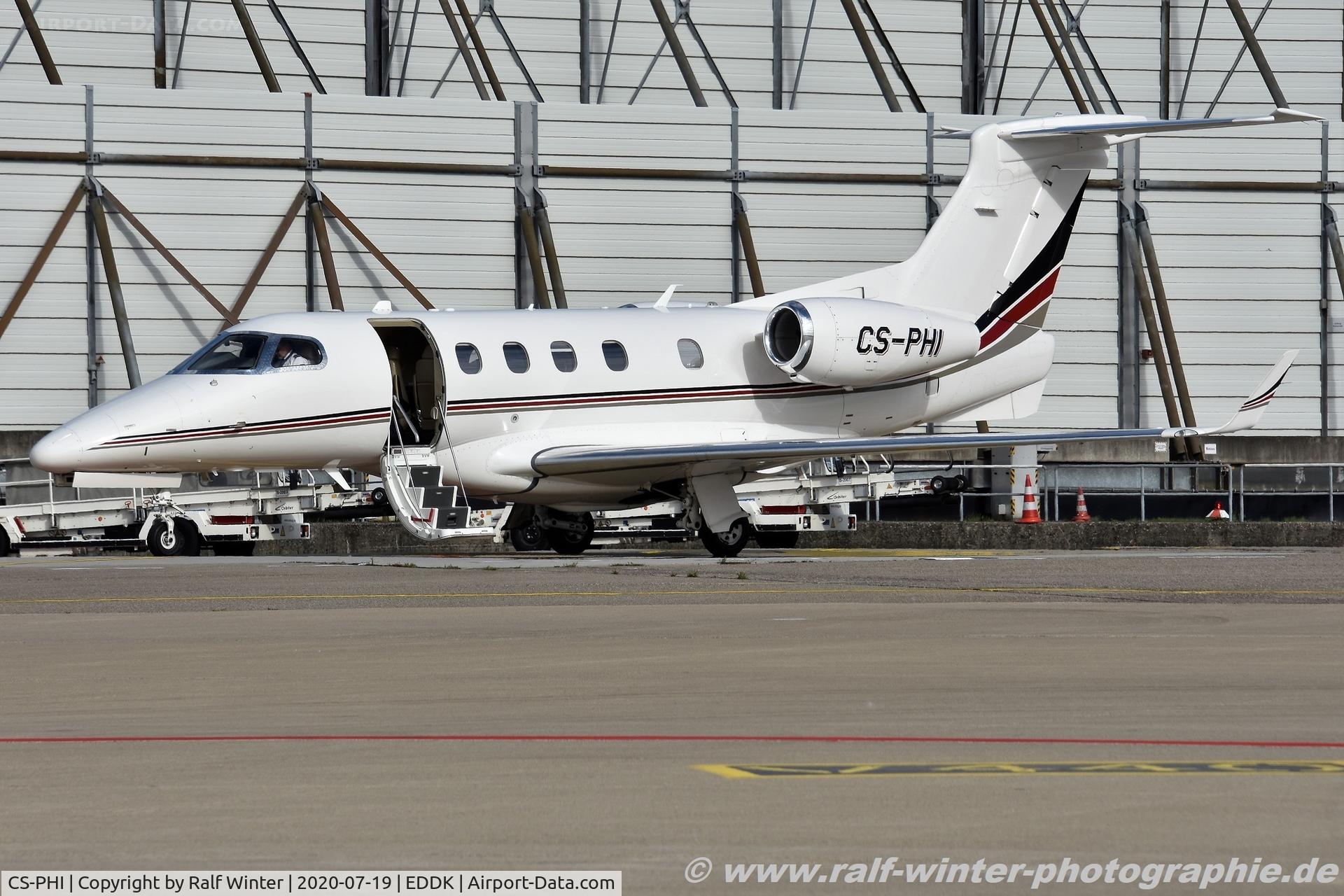 CS-PHI, 2016 Embraer EMB-505 Phenom 300 C/N 50500332, Embraer EMB-505 Phenom 300 - NJE NetJets Transportes Aereos - 50500332 - CS-PHI - 19.07.2020 - CGN