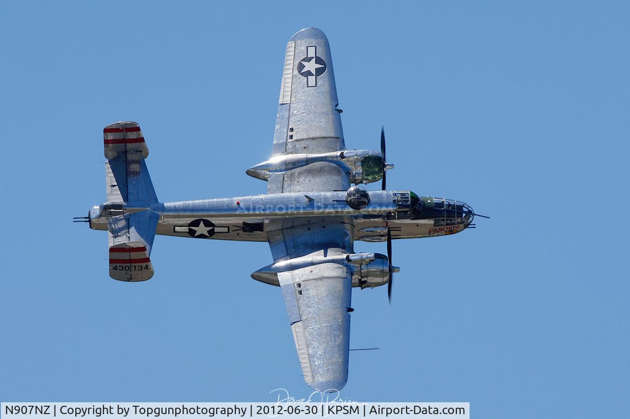N907NZ, 1945 North American TB-25N C/N 108-34009, Photo Pass