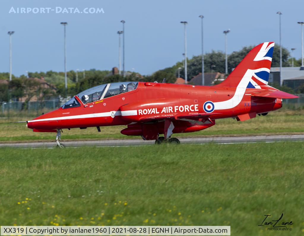 XX319, 1980 Hawker Siddeley Hawk T.1A C/N 162/312144, Red Arrows