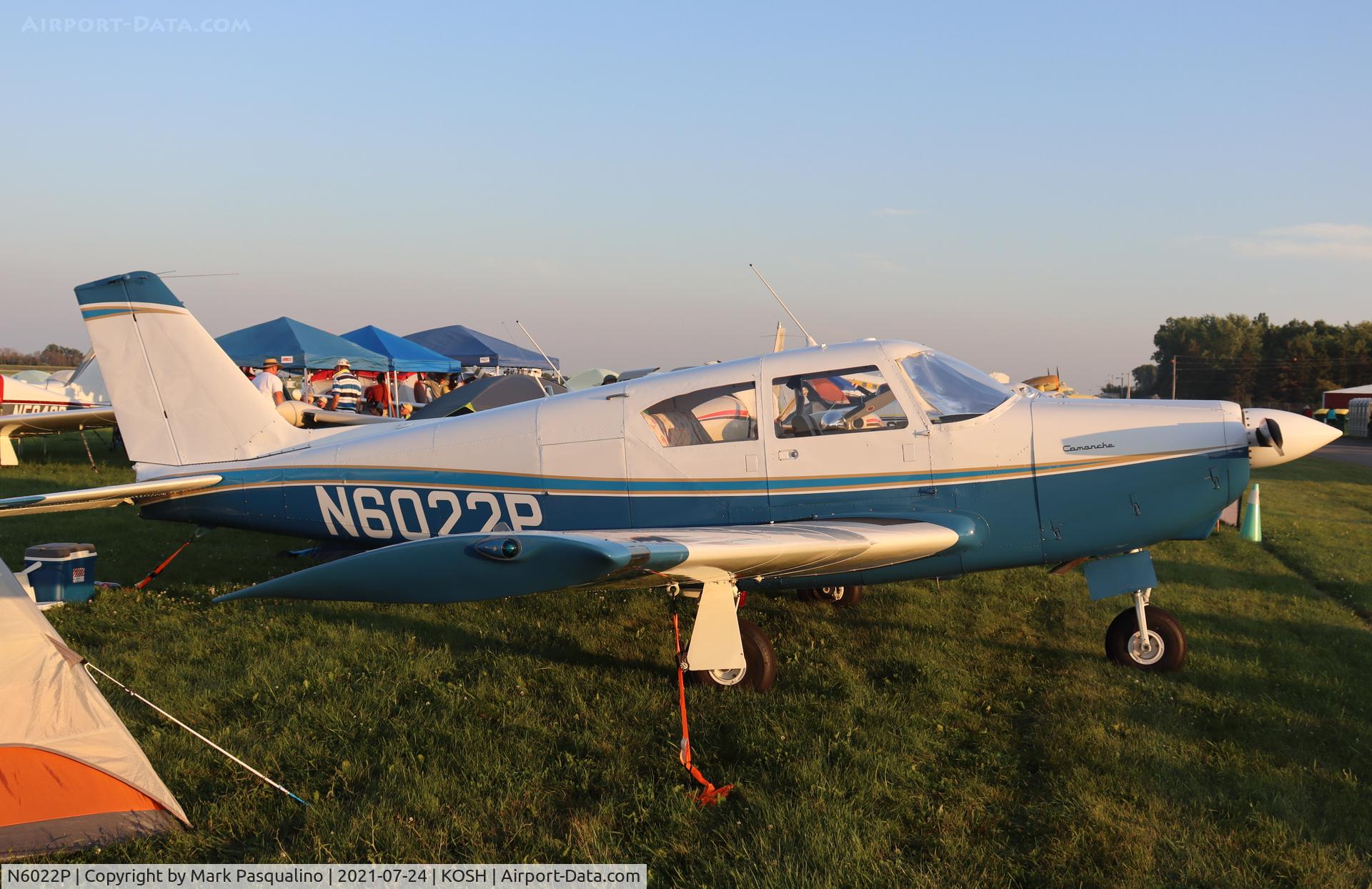 N6022P, 1959 Piper PA-24 Comanche C/N 24-1117, Piper PA-24