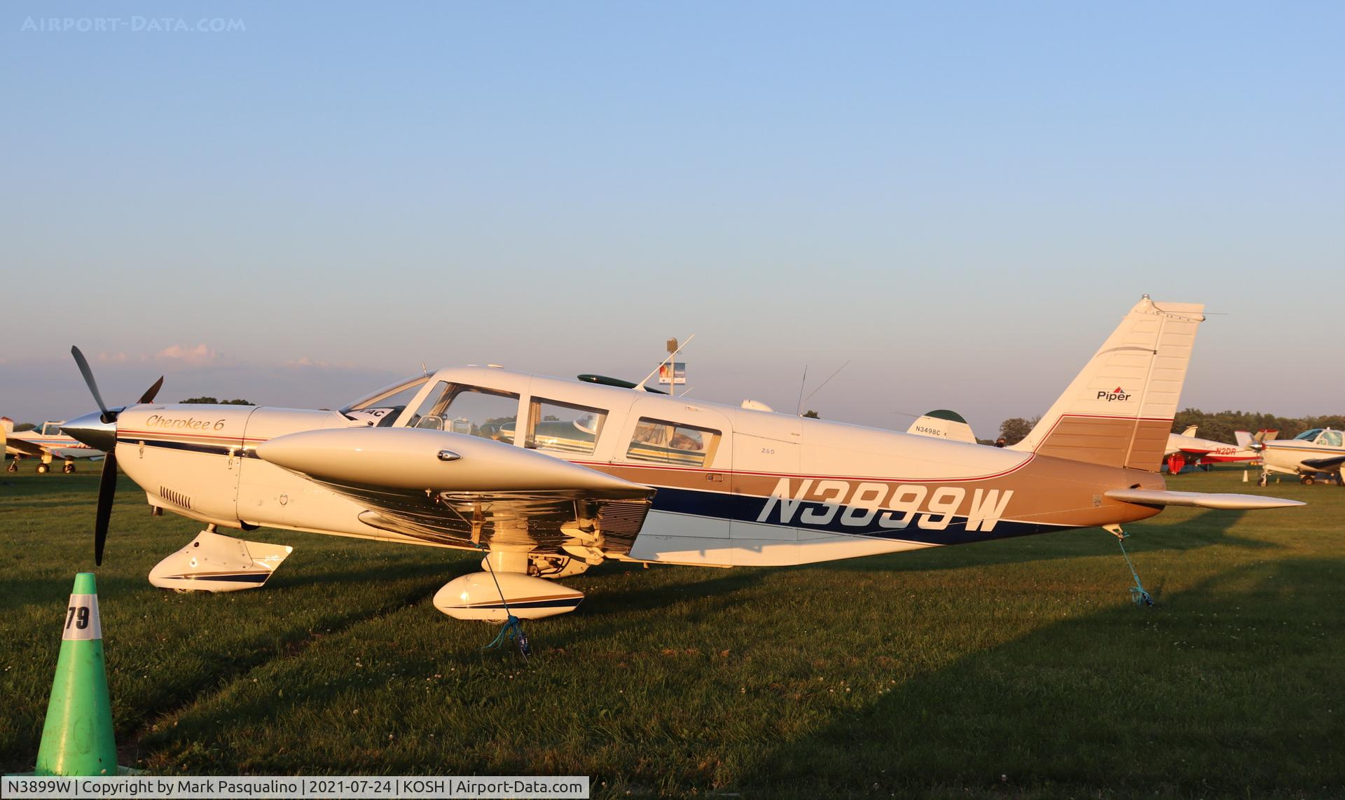 N3899W, 1966 Piper PA-32-260 Cherokee Six C/N 32-845, Piper PA-32-260