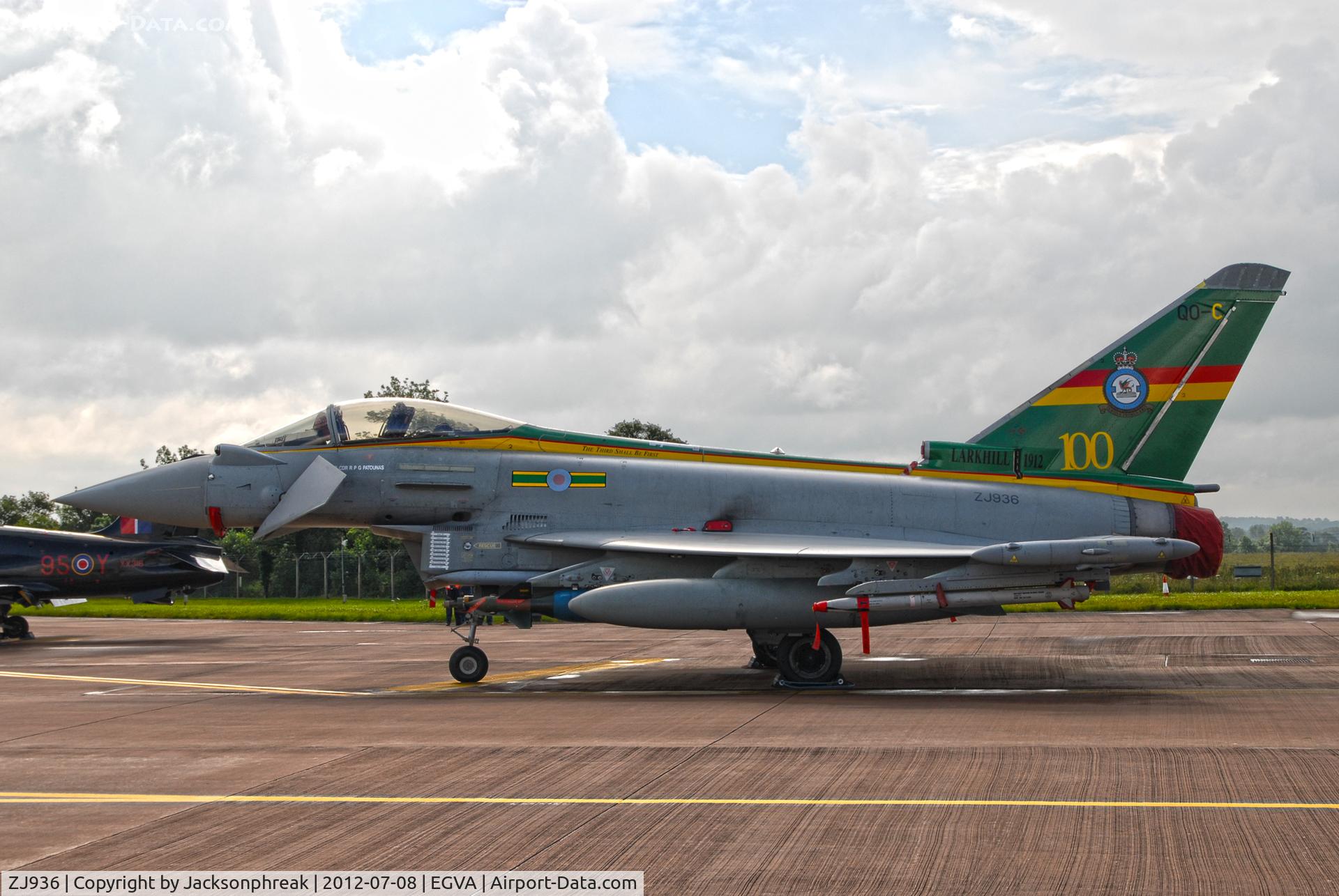ZJ936, 2007 Eurofighter EF-2000 Typhoon FGR4 C/N 0119/BS027, Royal International Air Tattoo 2012 RAF Fairford UK