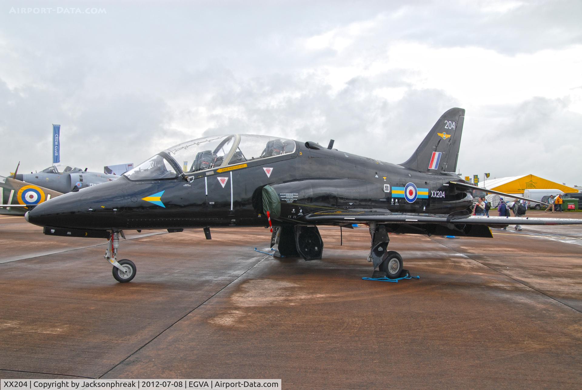 XX204, 1978 Hawker Siddeley Hawk T.1A C/N 051/312051, Royal International Air Tattoo 2012 RAF Fairford UK