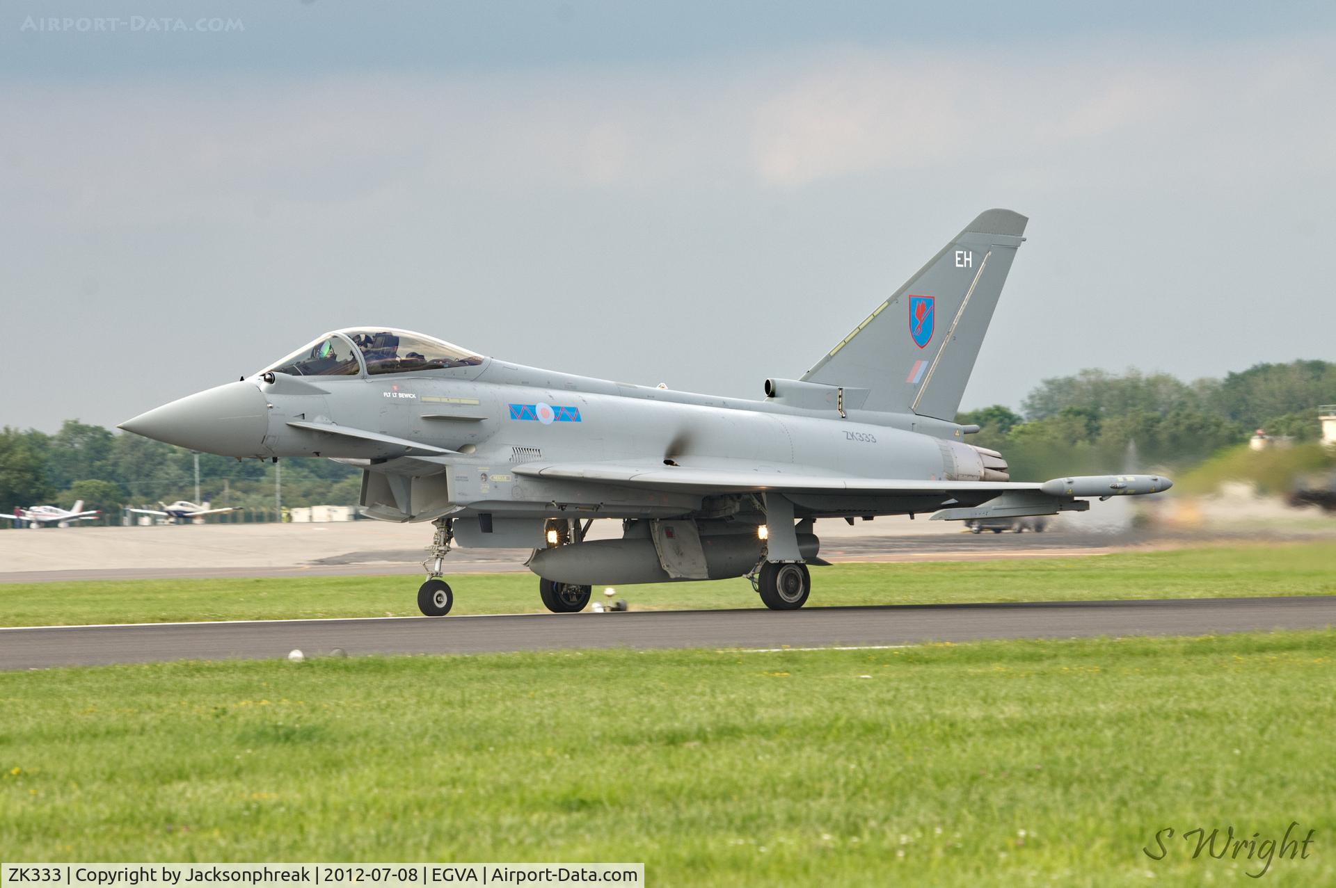 ZK333, 2012 Eurofighter EF-2000 Typhoon FGR4 C/N BS094, RIAT 2012 RAF Fairford UK
