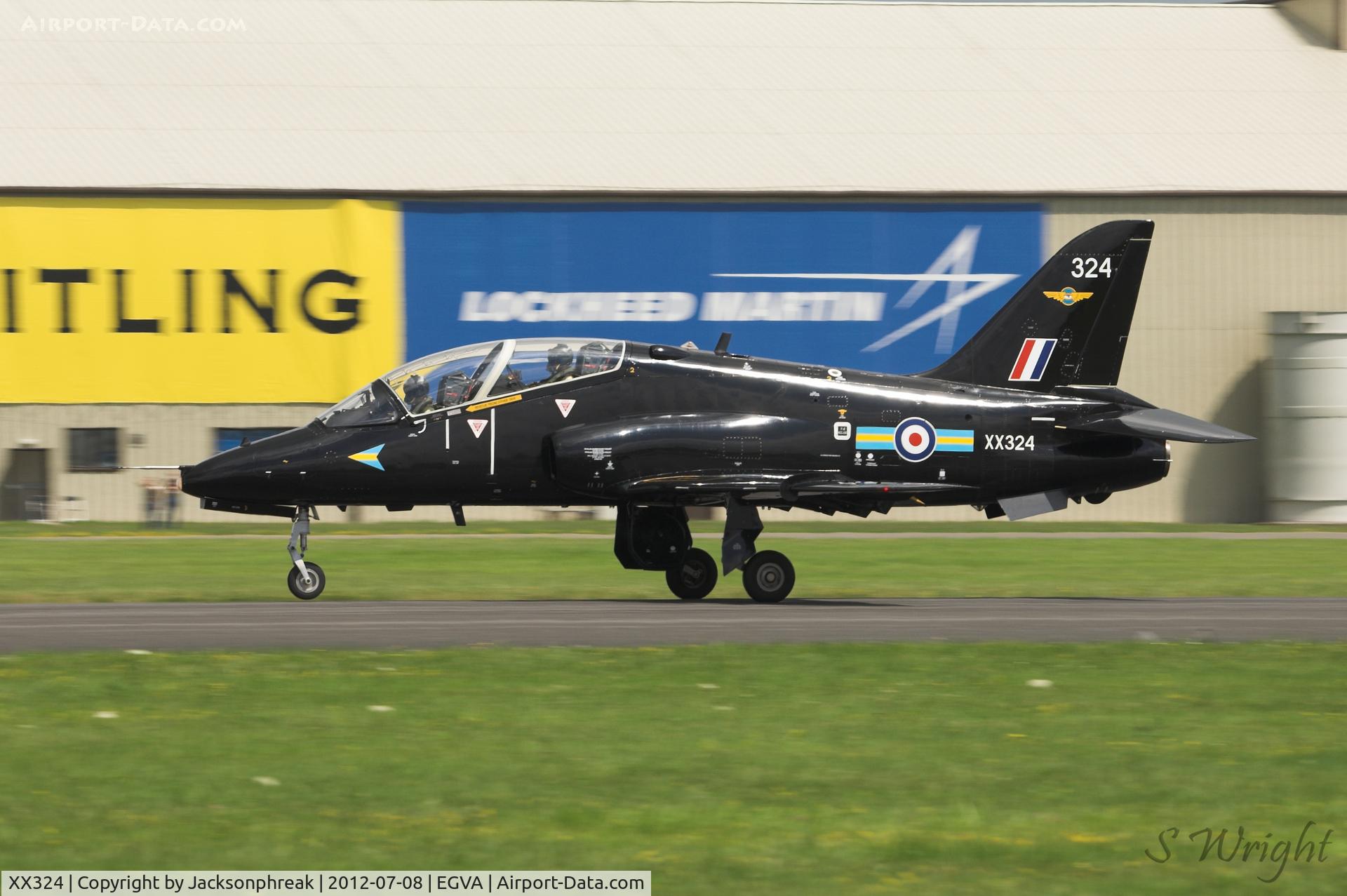 XX324, 1980 Hawker Siddeley Hawk T.1A C/N 168/312149, RIAT 2012 RAF Fairford UK