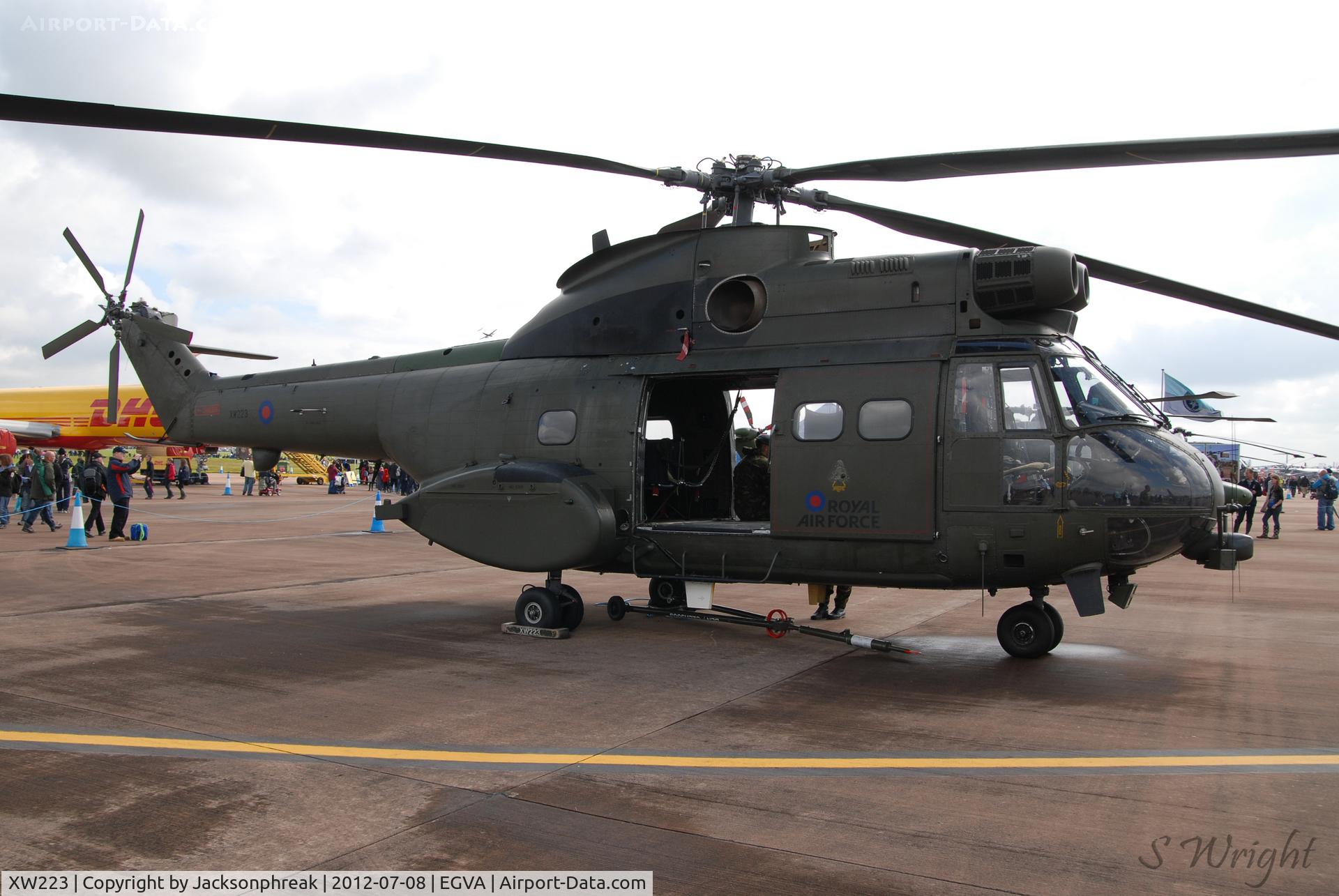 XW223, 1972 Westland Puma HC.1 C/N 1161, RIAT 2012 RAF Fairford UK