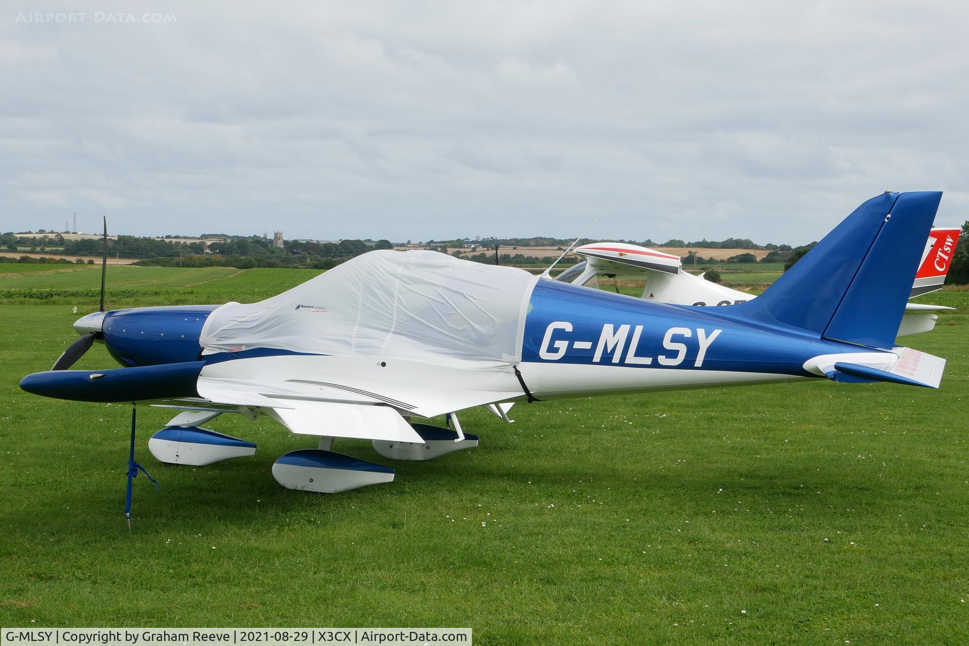 G-MLSY, 2019 BRM Aero Bristell NG5 Speed Wing C/N LAA 385-15584, Parked at Northrepps.