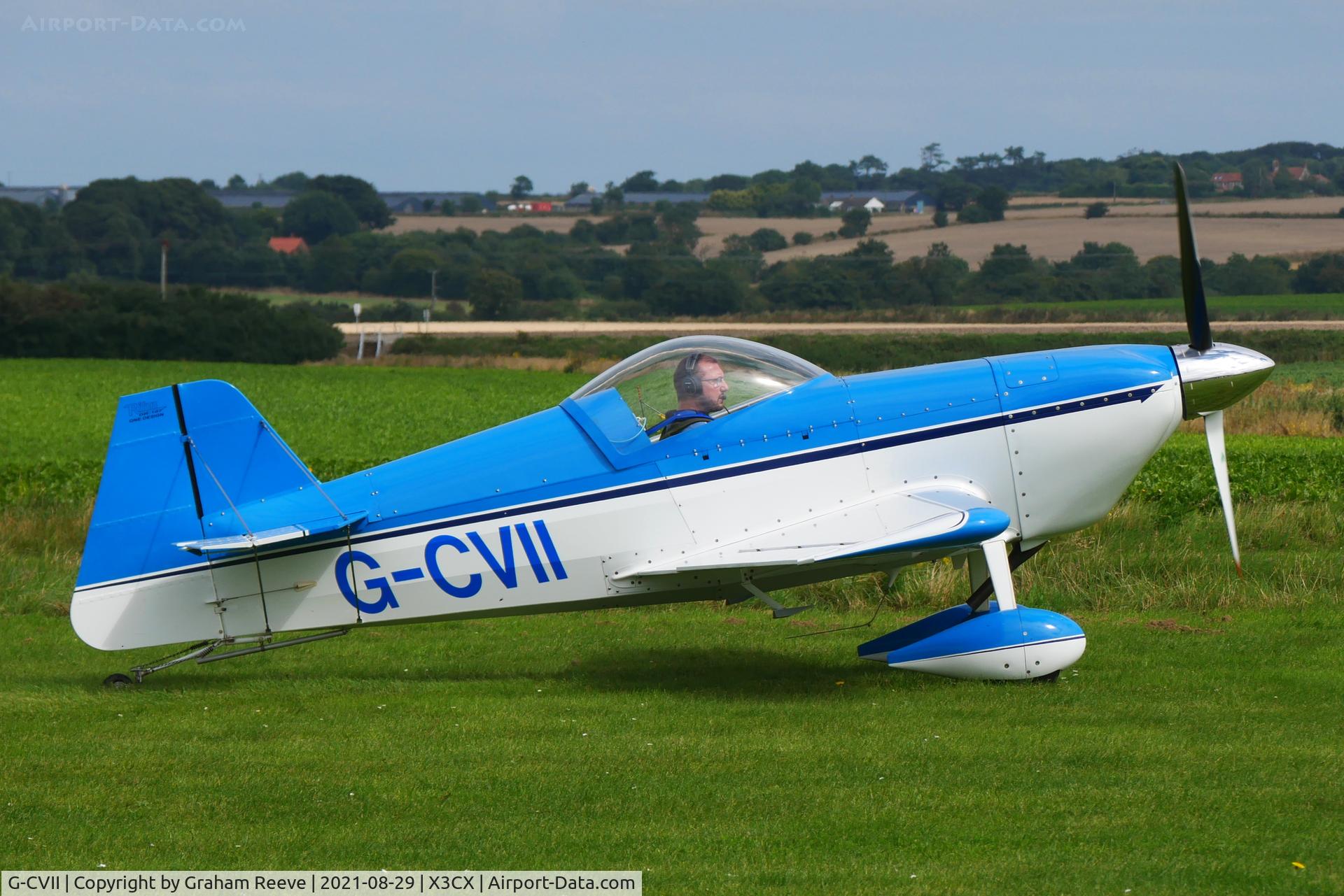 G-CVII, 2006 Rihn DR-107 One Design C/N PFA 264-14478, Just landed at Northrepps.