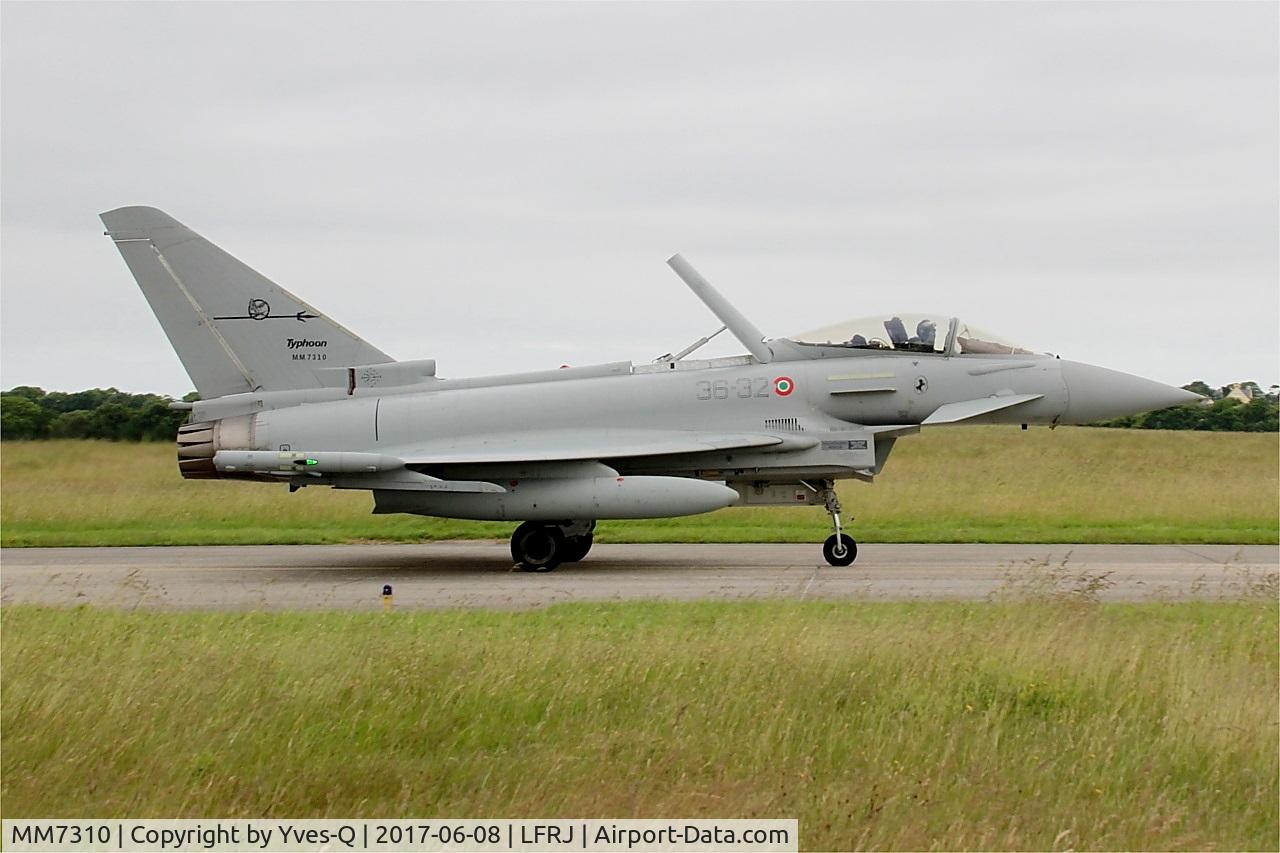 MM7310, Eurofighter EF-2000 Typhoon S C/N IS042, Eurofighter EF-2000 Typhoon S, Taxiing to flight line, Landivisiau Naval Air Base (LFRJ) Tiger Meet 2017