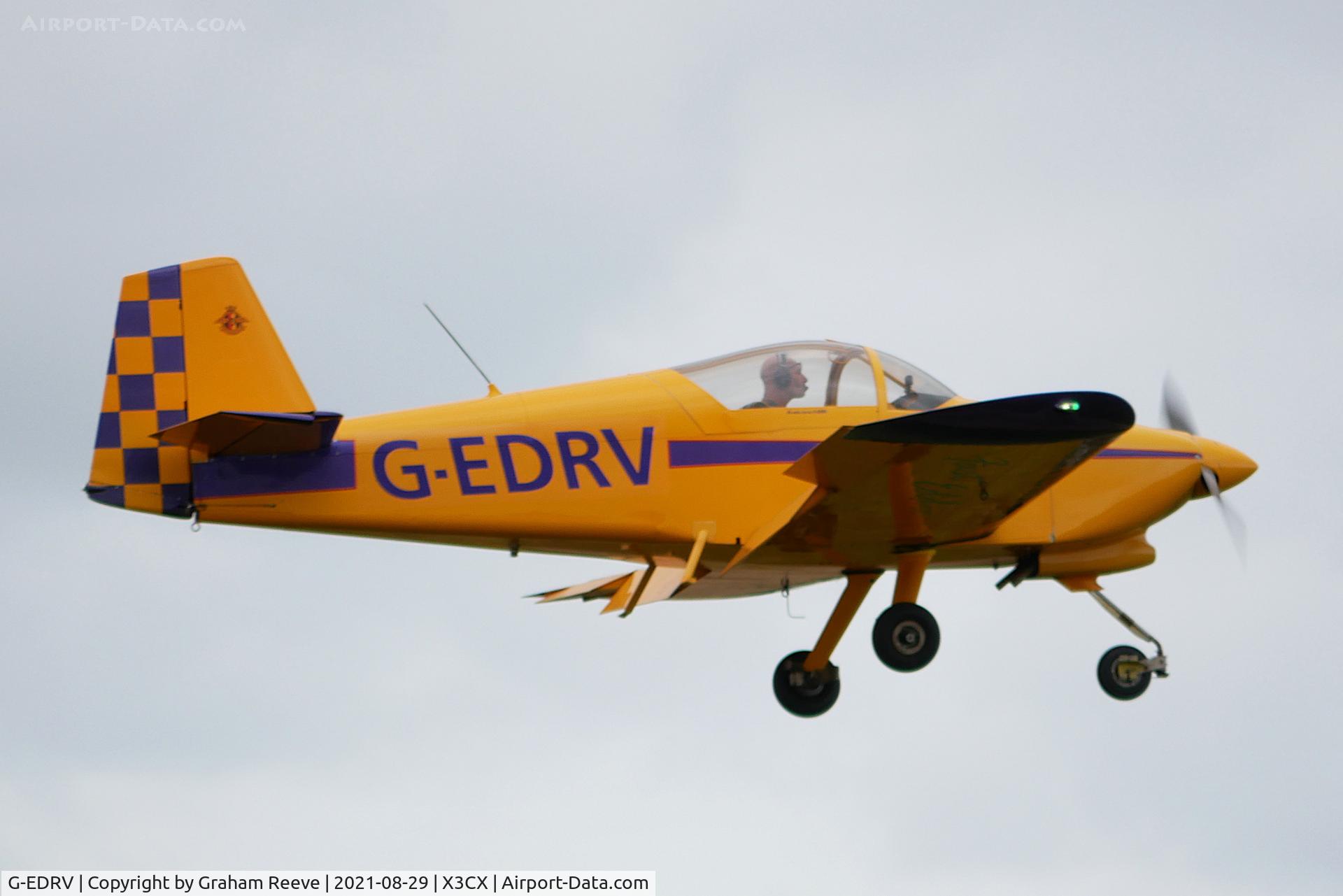 G-EDRV, 2004 Vans RV-6A C/N PFA 181A-13451, Landing at Northrepps.