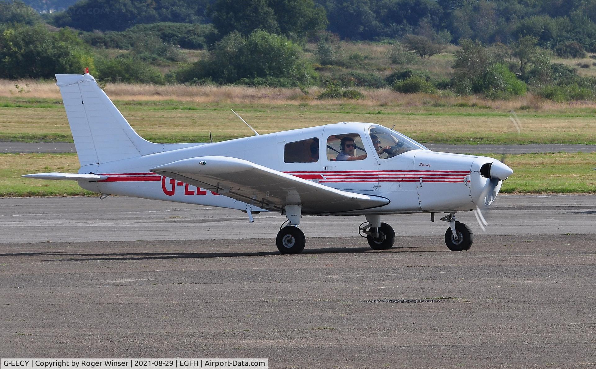 G-EECY, 1976 Piper PA-28-140 Cherokee Cruiser C/N 28-7725094, Visiting PA-28 operated by Horizon Flight Training.