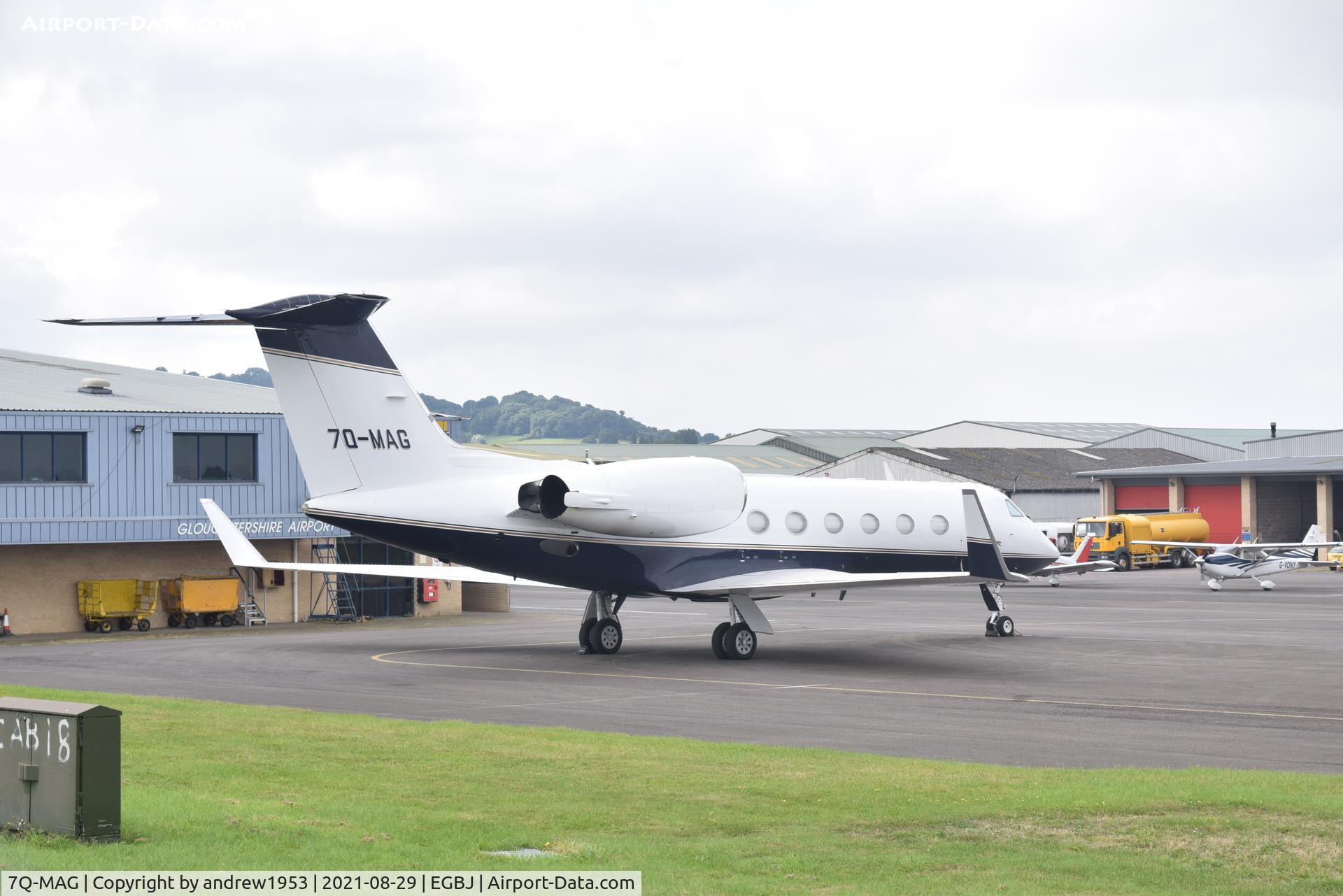 7Q-MAG, 1996 Gulfstream Aerospace G-IV C/N 1304, 7Q-MAG at Gloucestershire Airport.